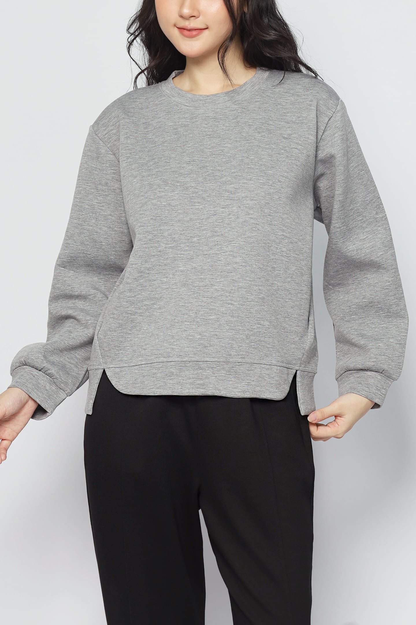 JOY - Holiday Mode Pullover in Grey