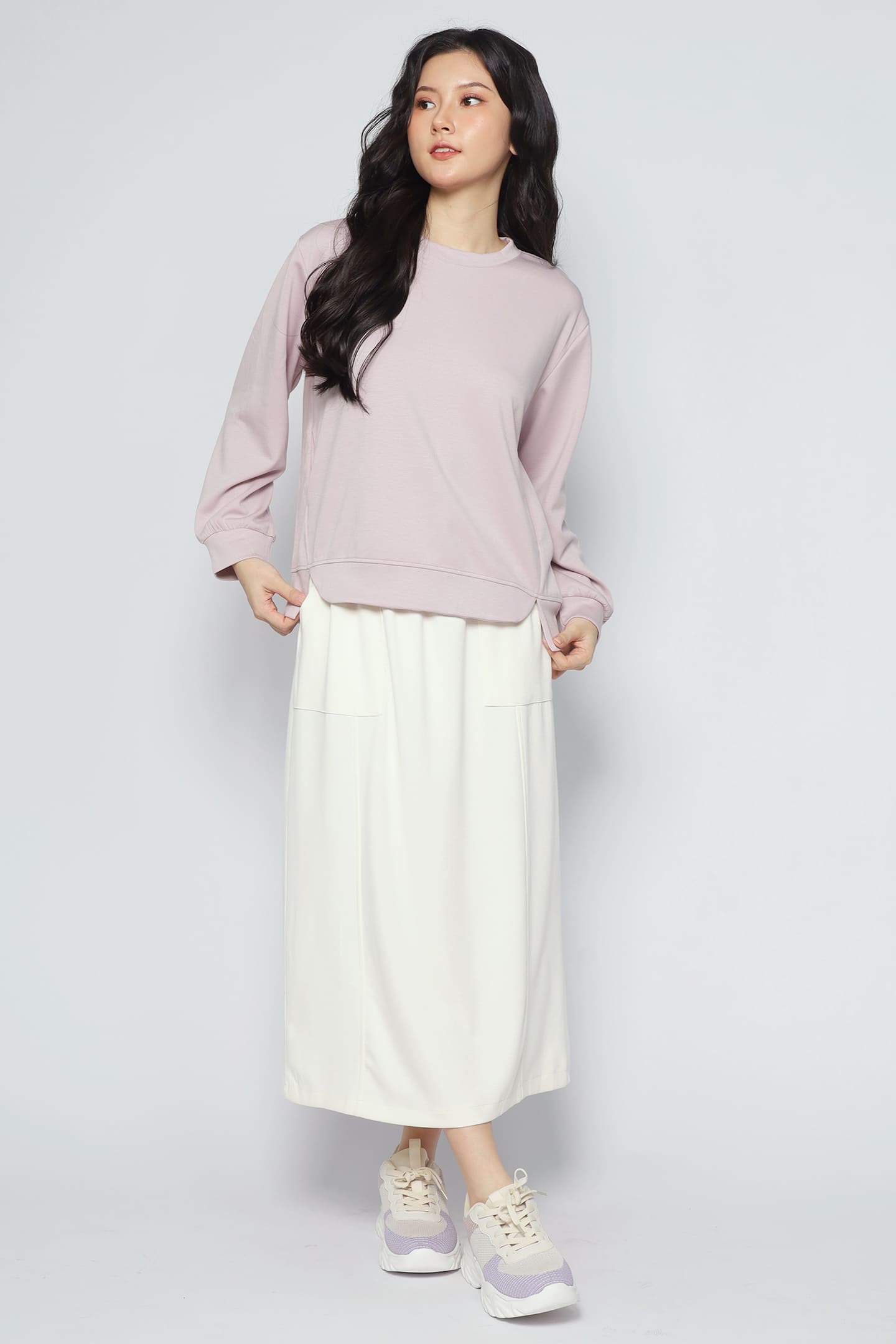 JOY - Holiday Mode Pullover in Pink