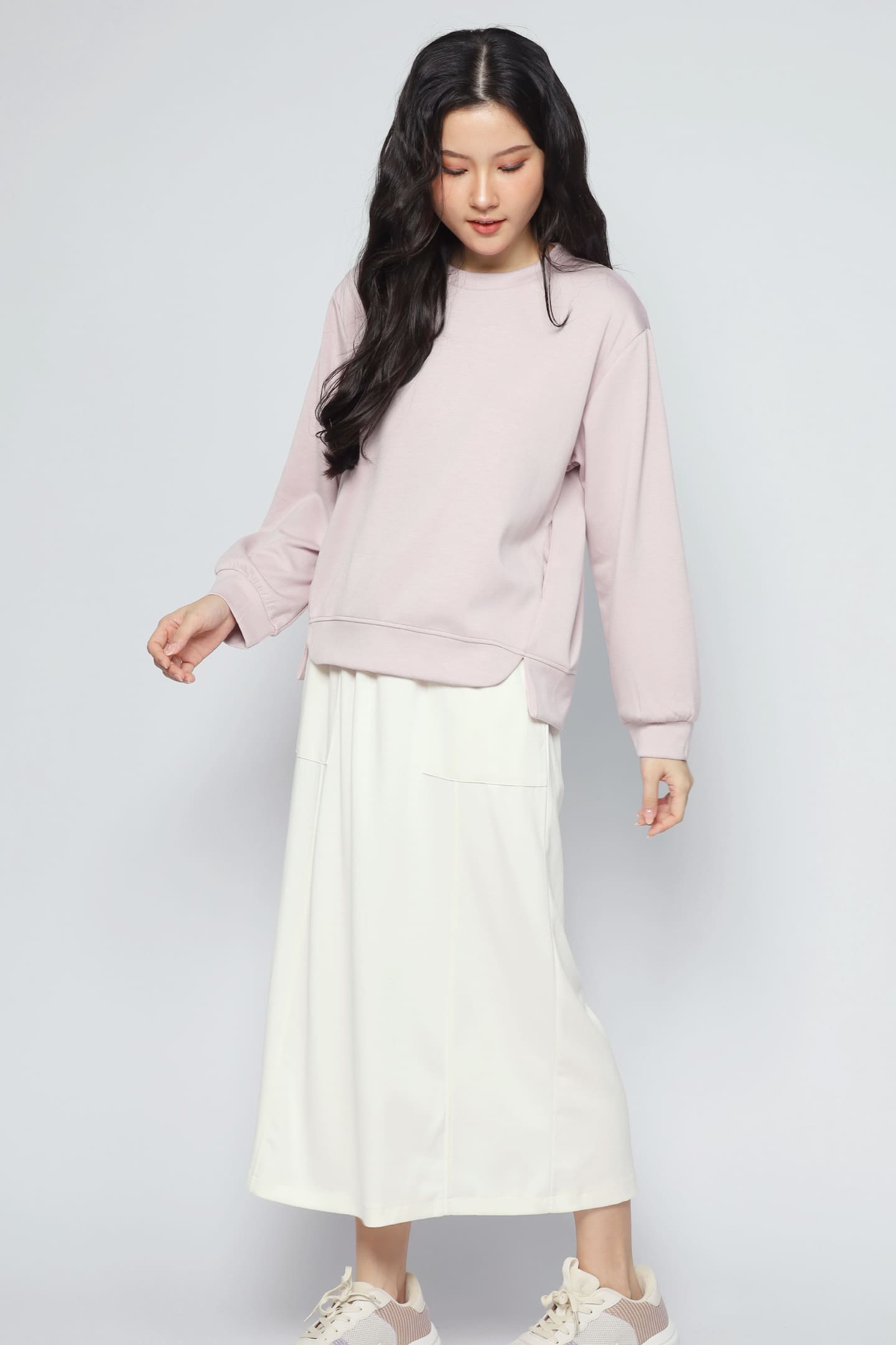 JOY - Holiday Mode Pullover in Pink