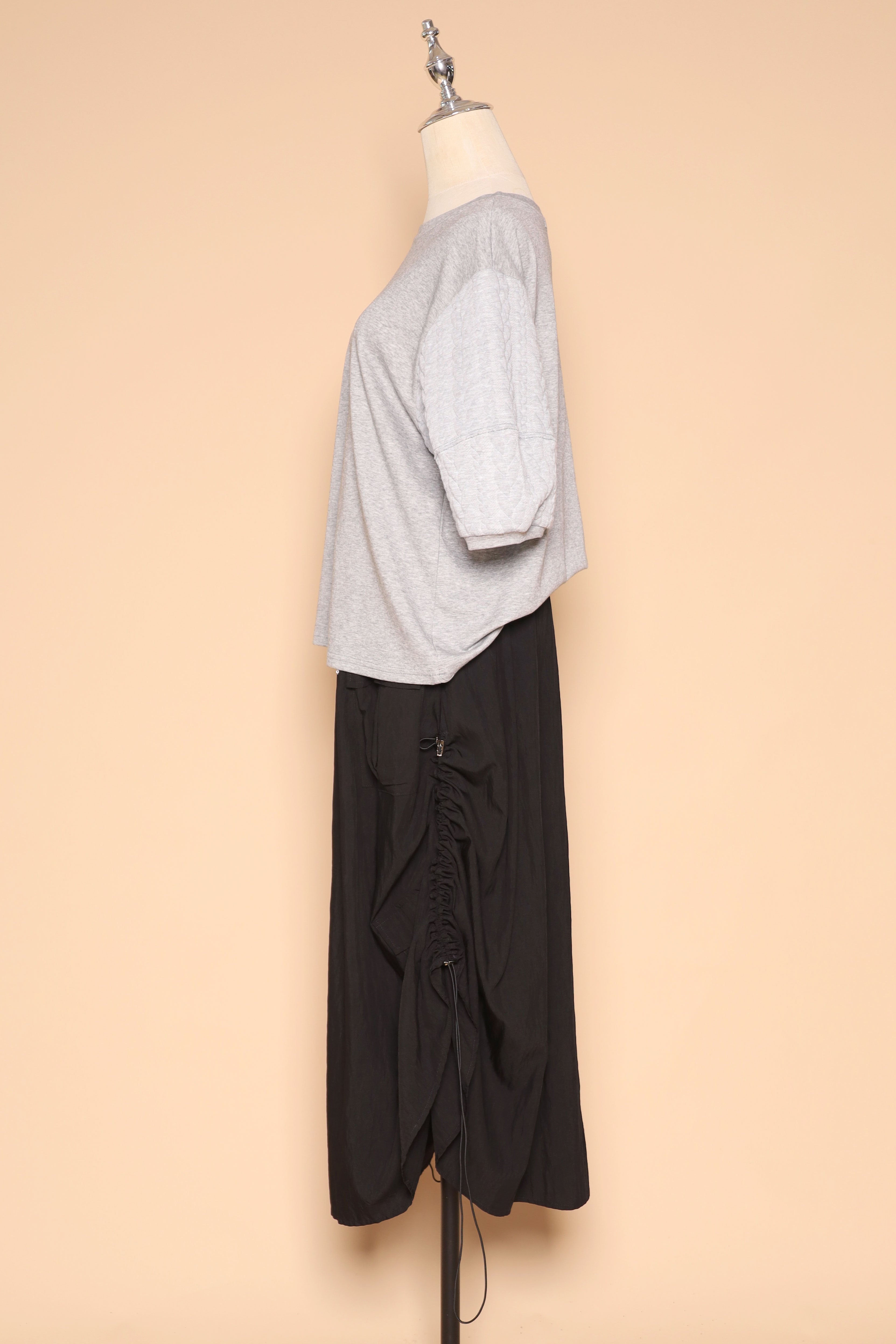 PO - Hyuna Cargo Skirt in Black