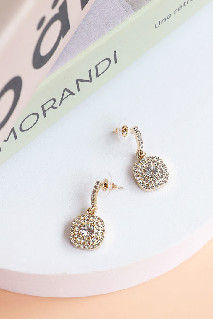 Gold Pendent Earrings