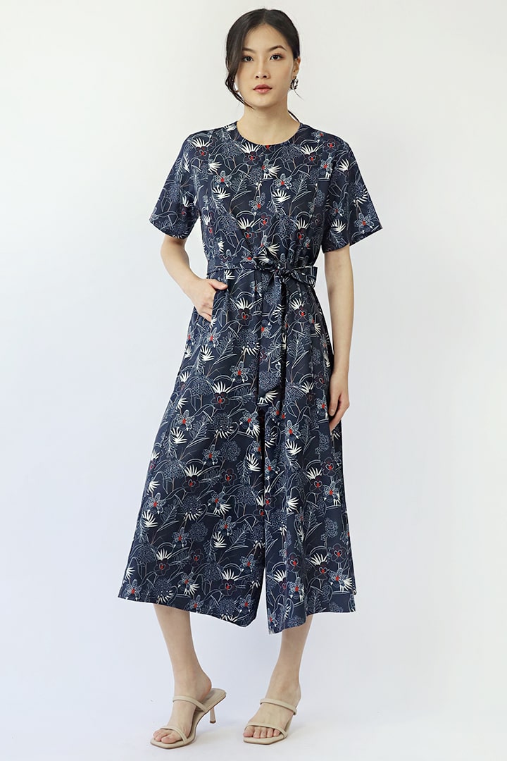Celine Jumpsuit in Japanese Flowers