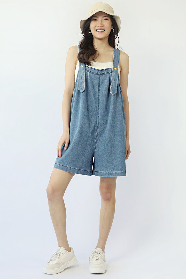 Desiree Denim Playsuit