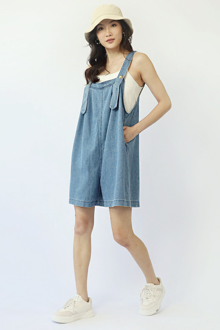 Desiree Denim Playsuit