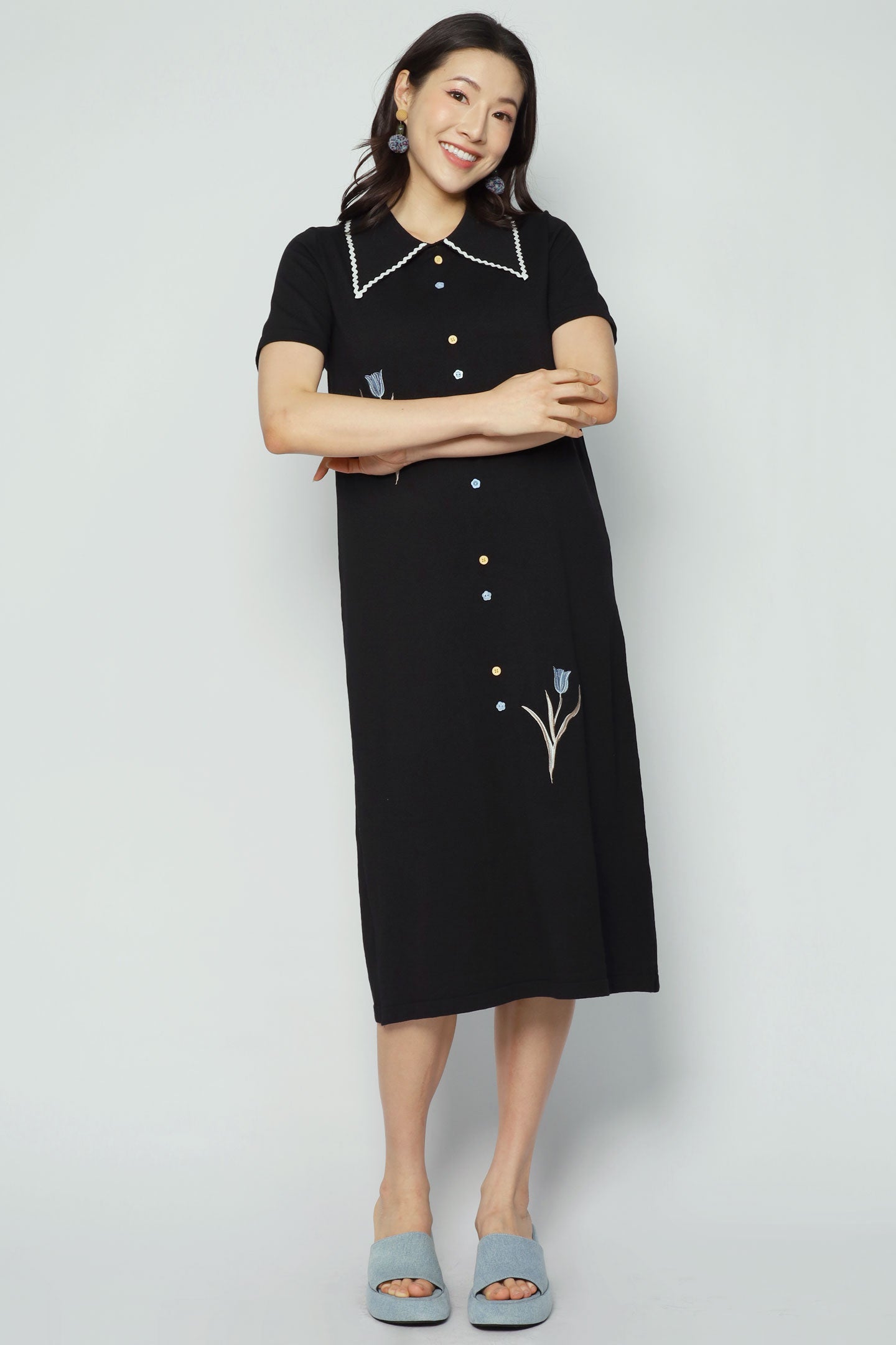 Irine Floral Knit Dress