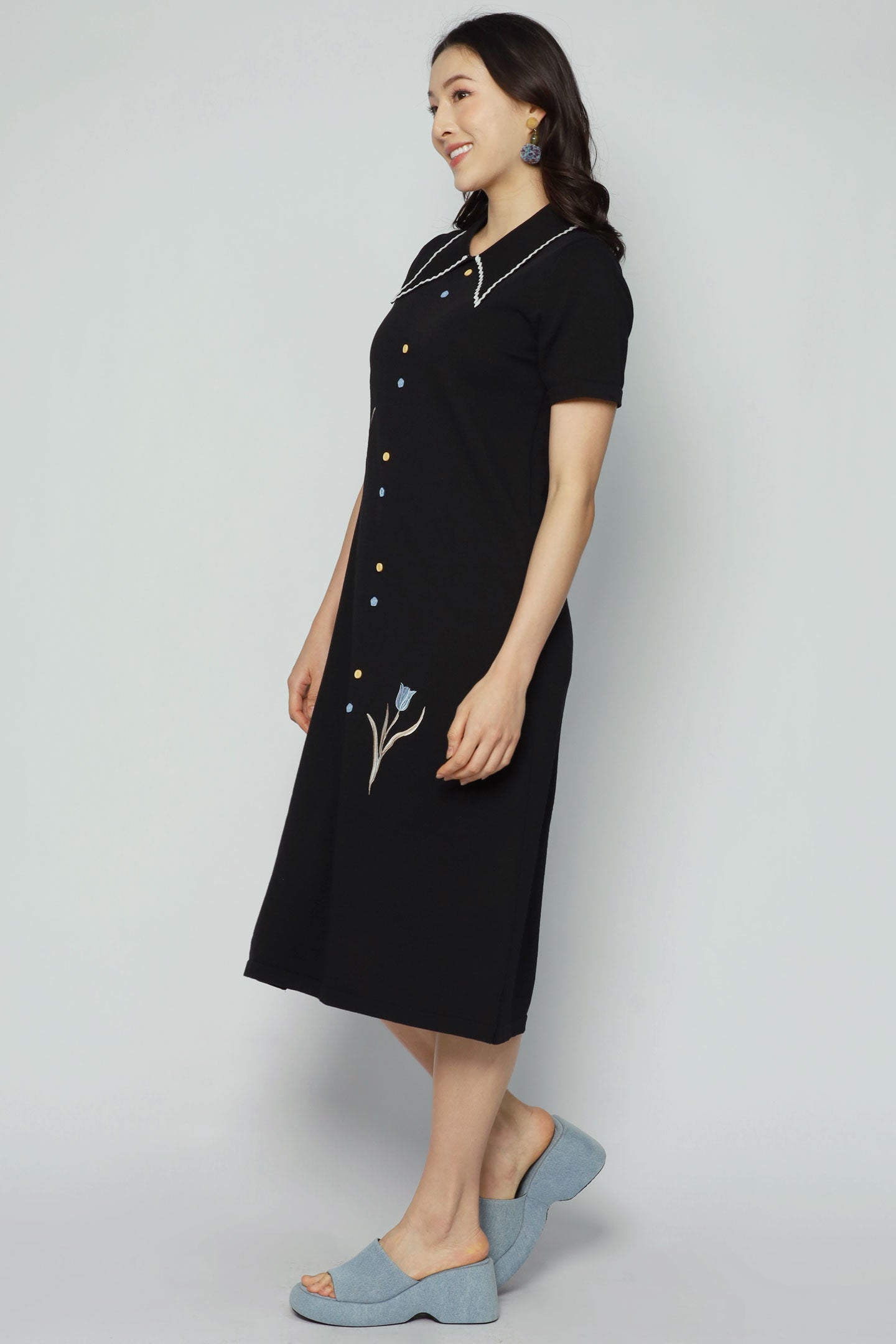 Irine Floral Knit Dress