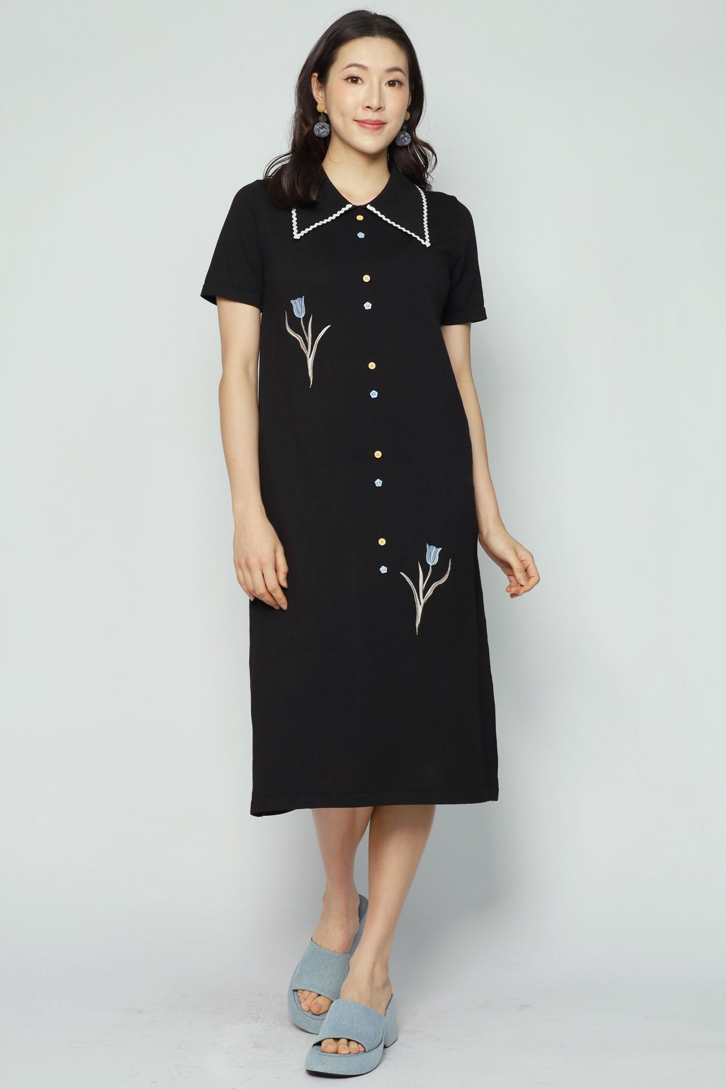 Irine Floral Knit Dress