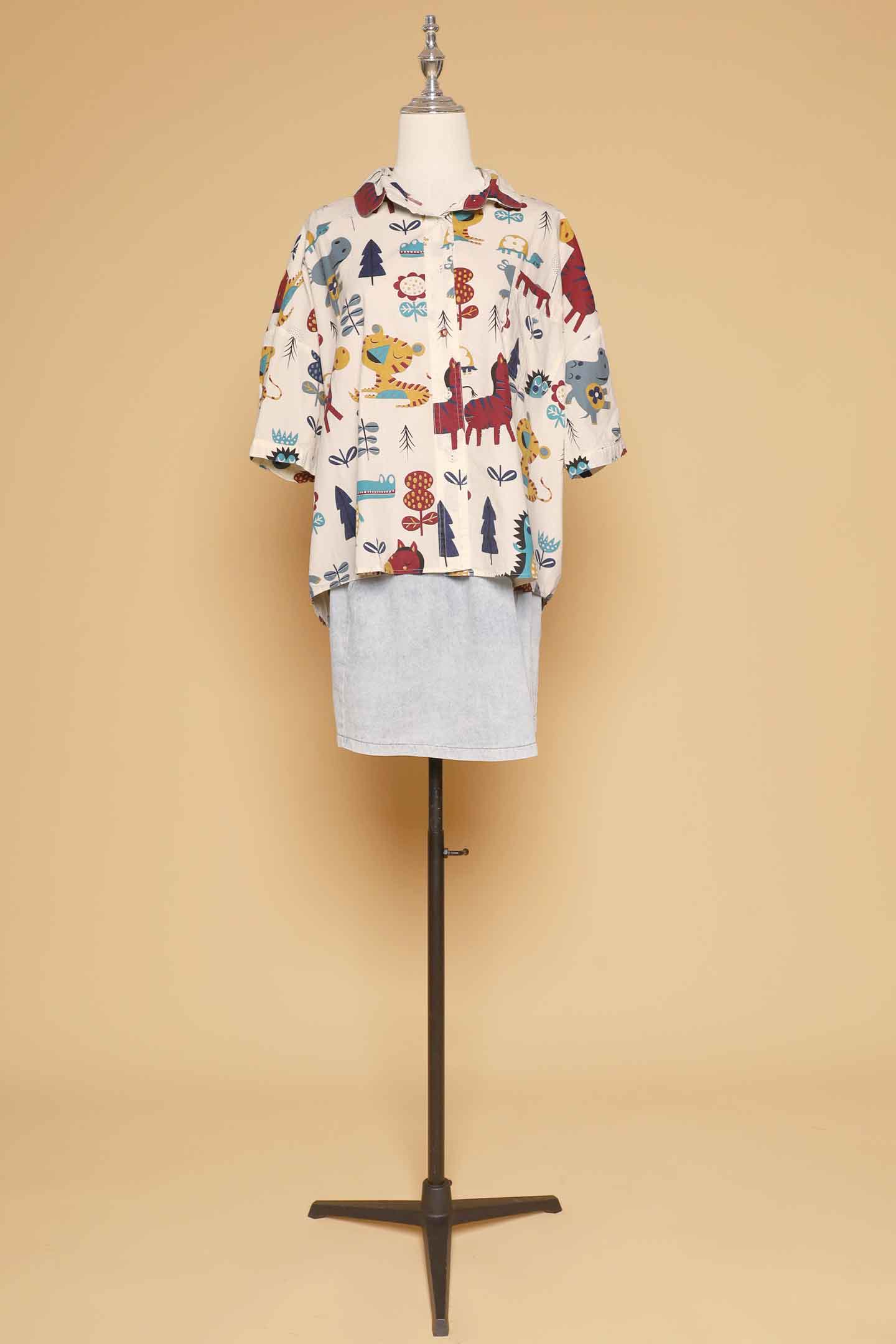 PO - Jai Shirt in Animal Print