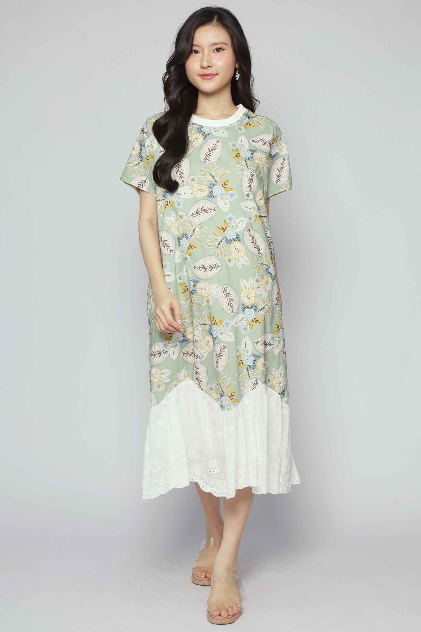 Janessa Dress in Green Allure