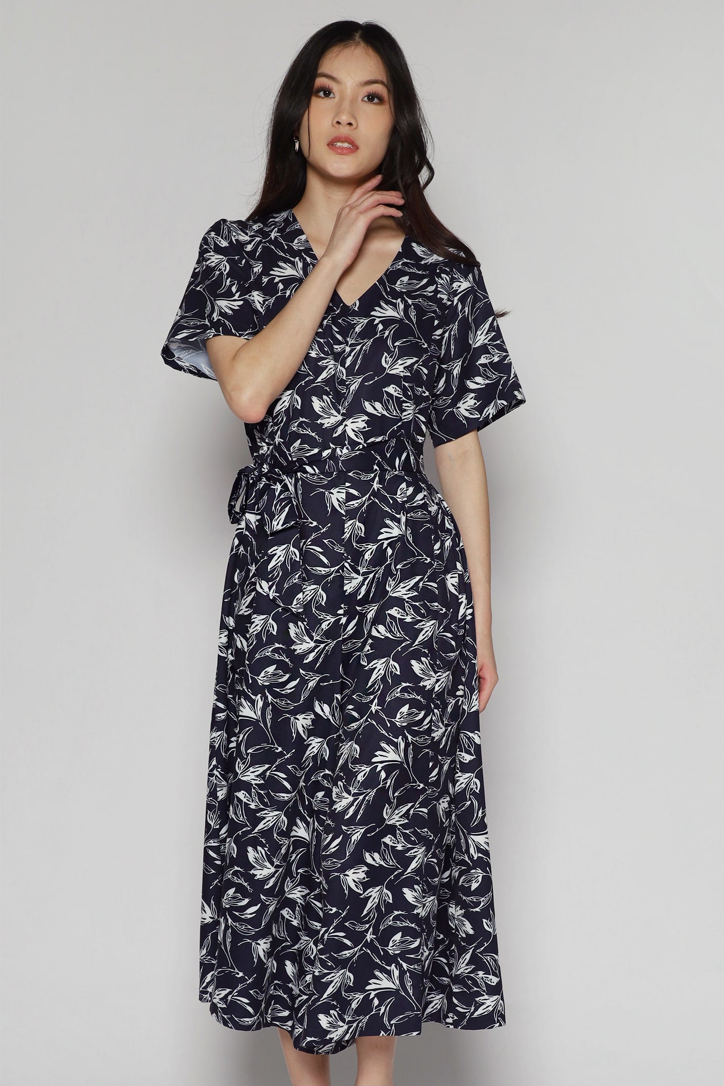Jolie Jumpsuit in Blue Flower