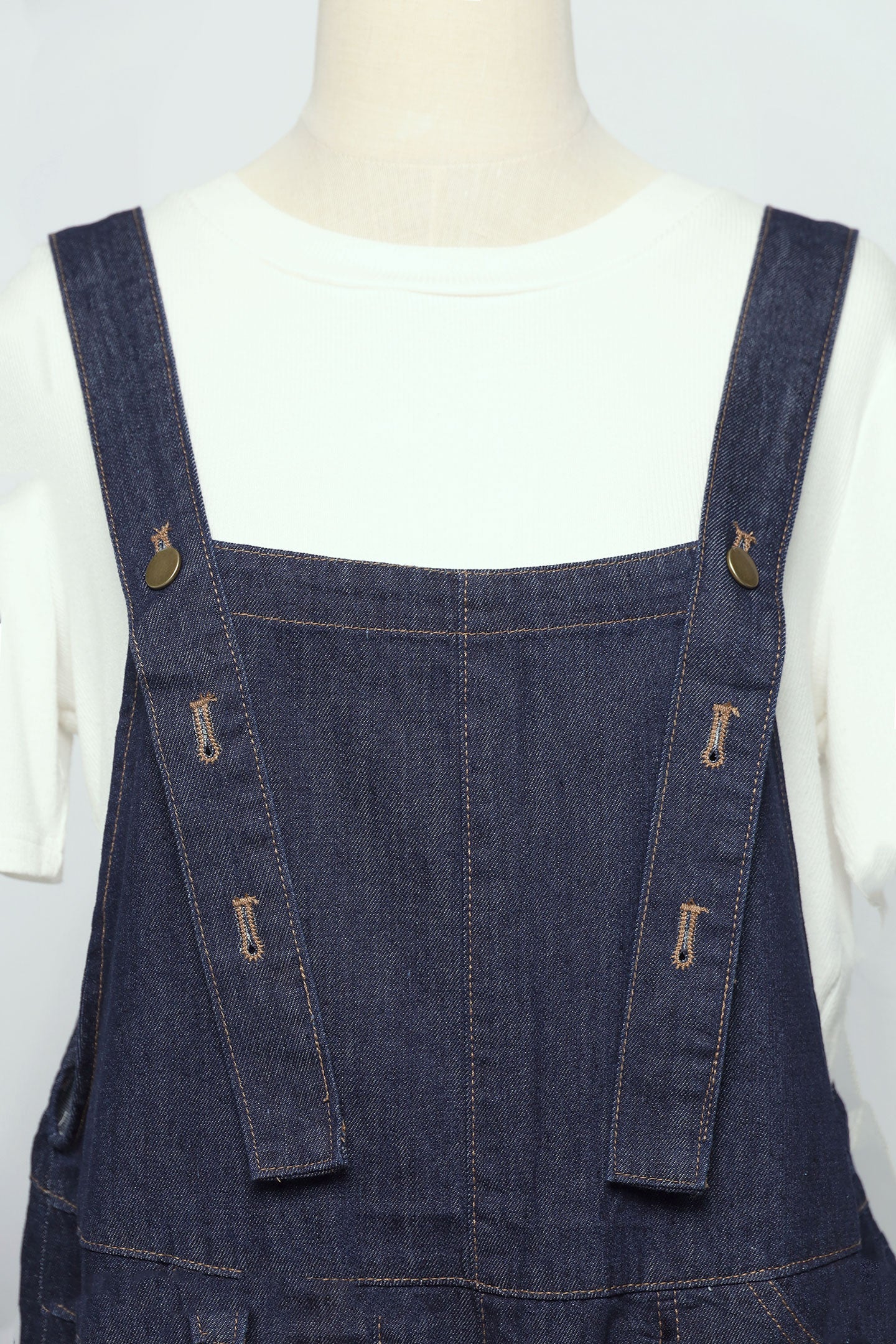 PO - Jinna Denim Pinafore Playsuit