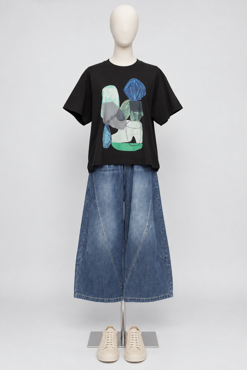 PO - Joean Denim Pants in Blue