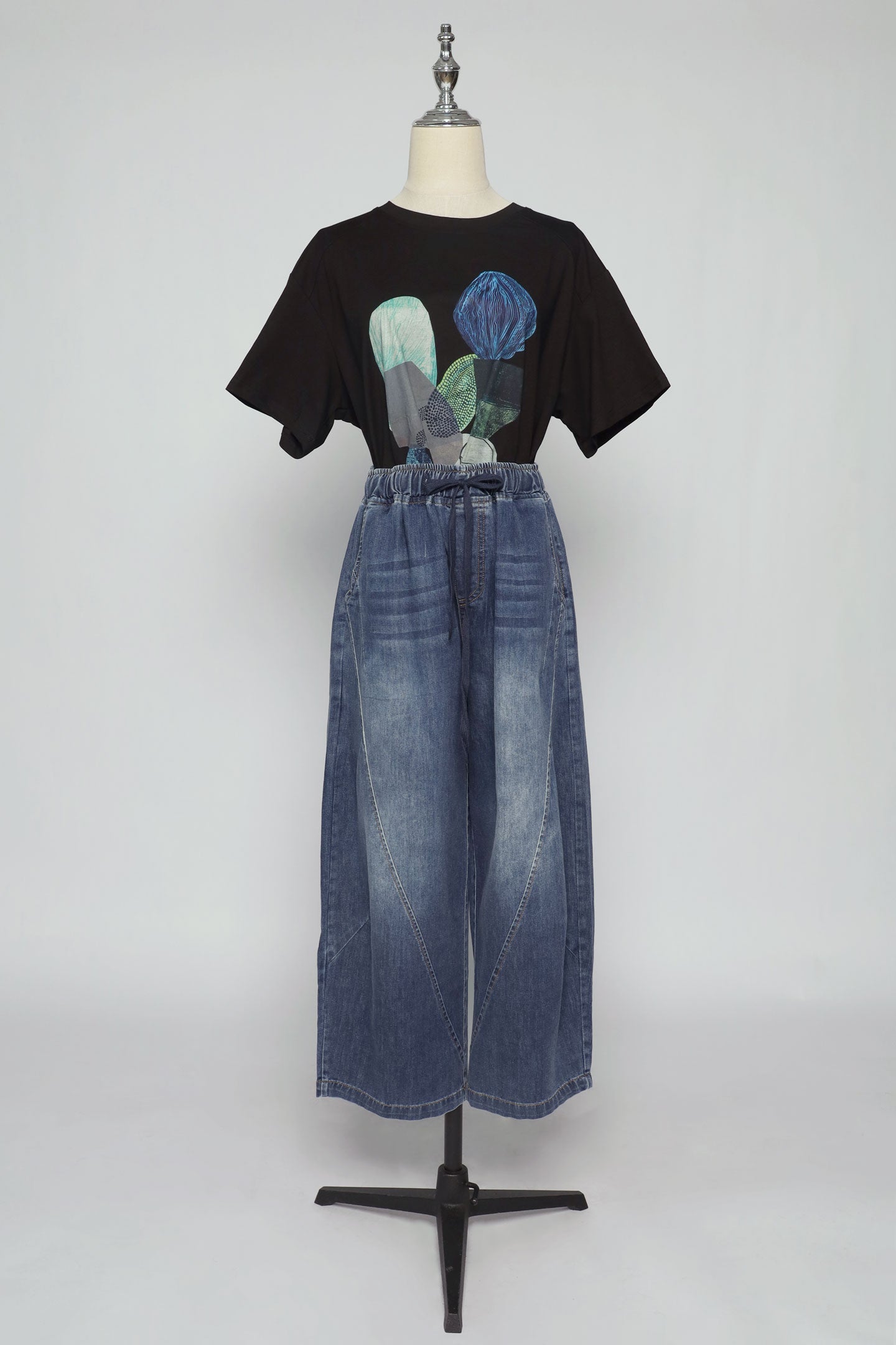 PO - Joean Denim Pants in Blue