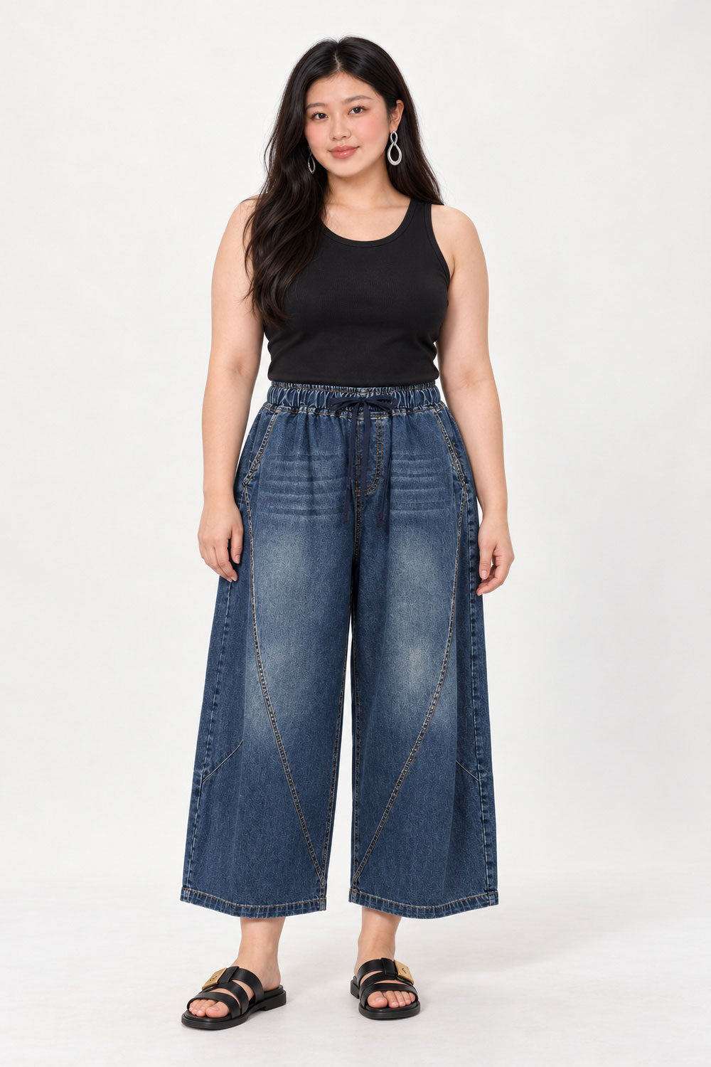 Backorders Joean Denim Pants in Blue