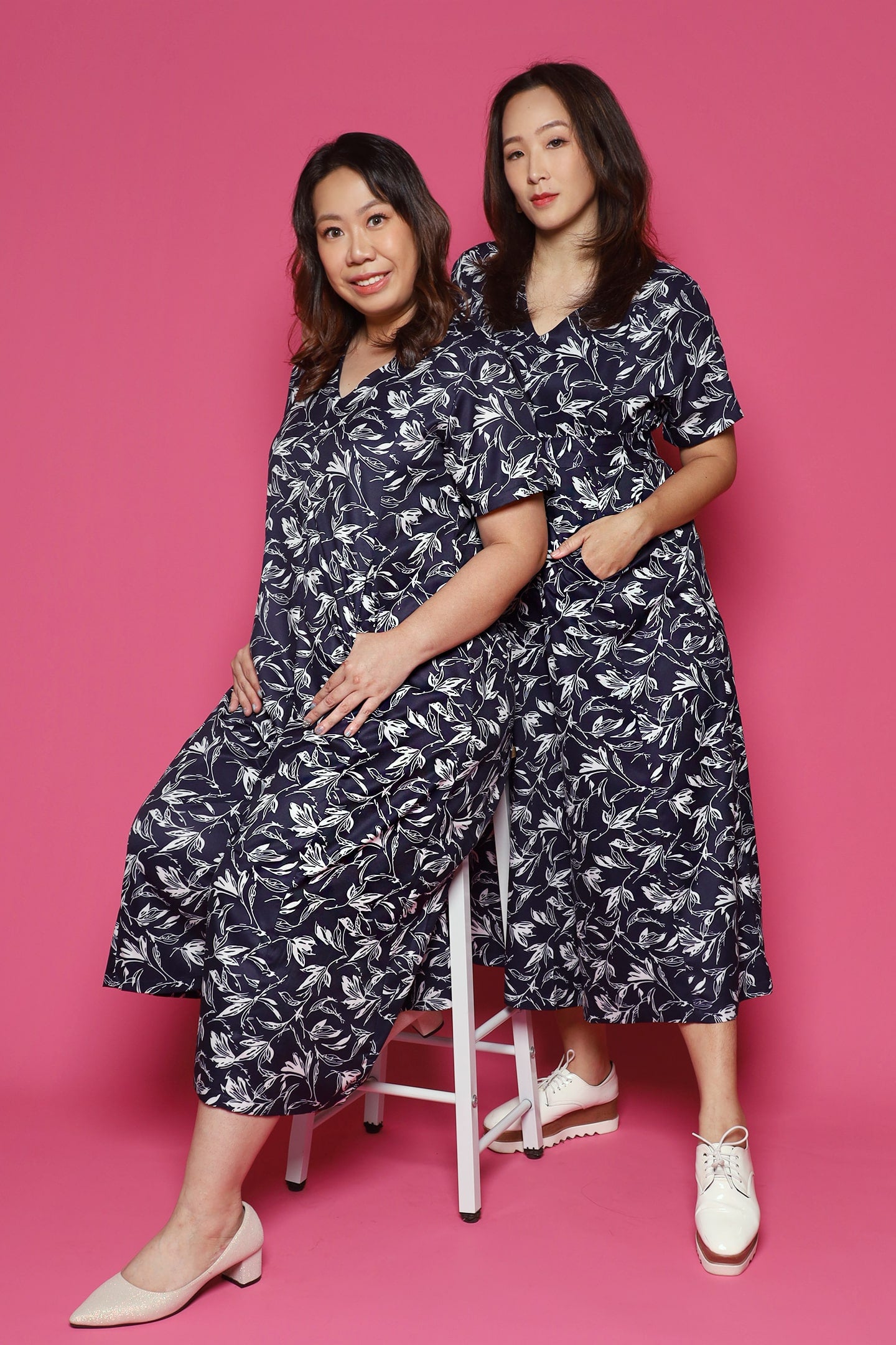 Jolie Jumpsuit in Blue Flower