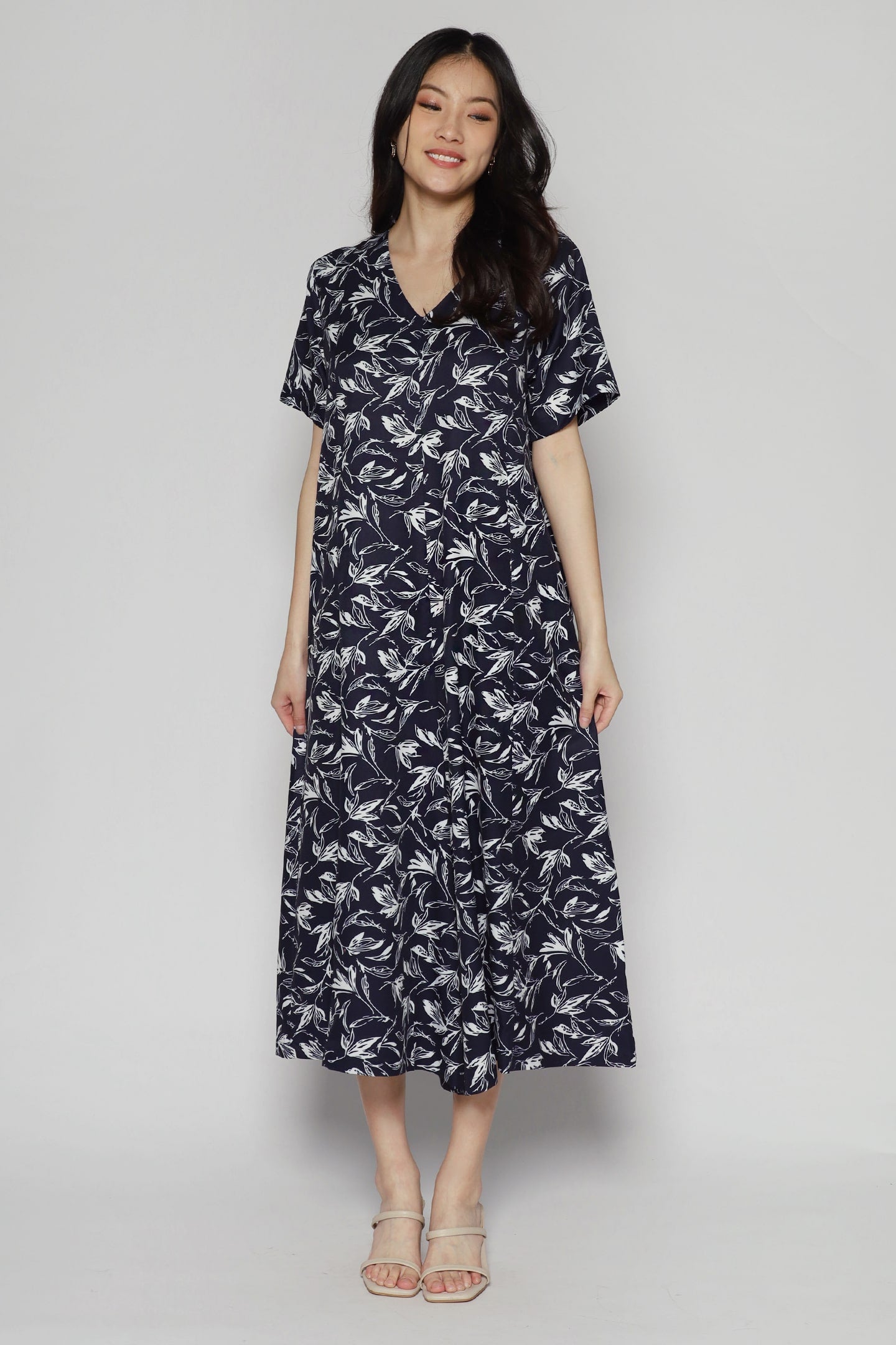Jolie Jumpsuit in Blue Flower