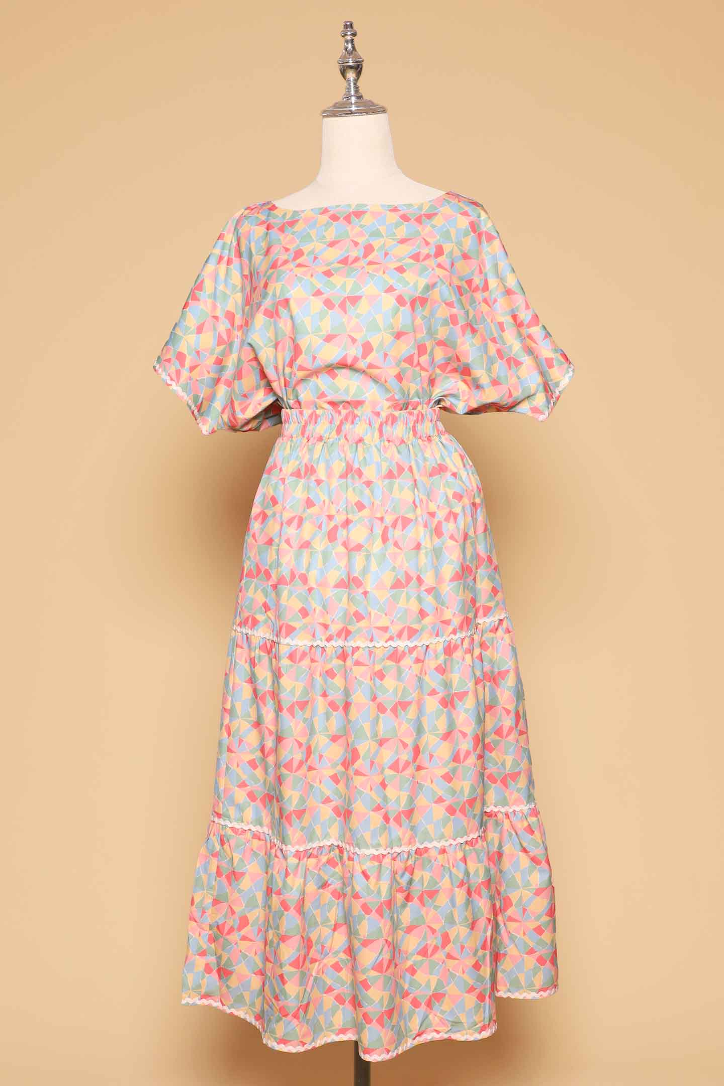 PO - Jolin 2 in 1 Skirt Set in Painted Glass