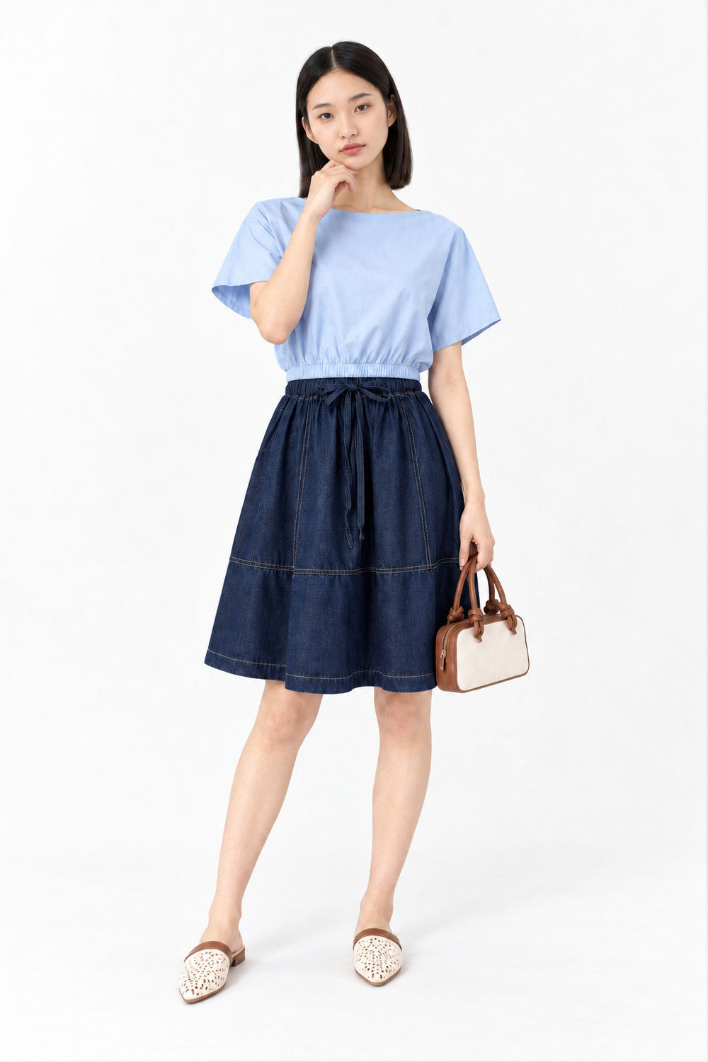 Jovana Denim Skirt