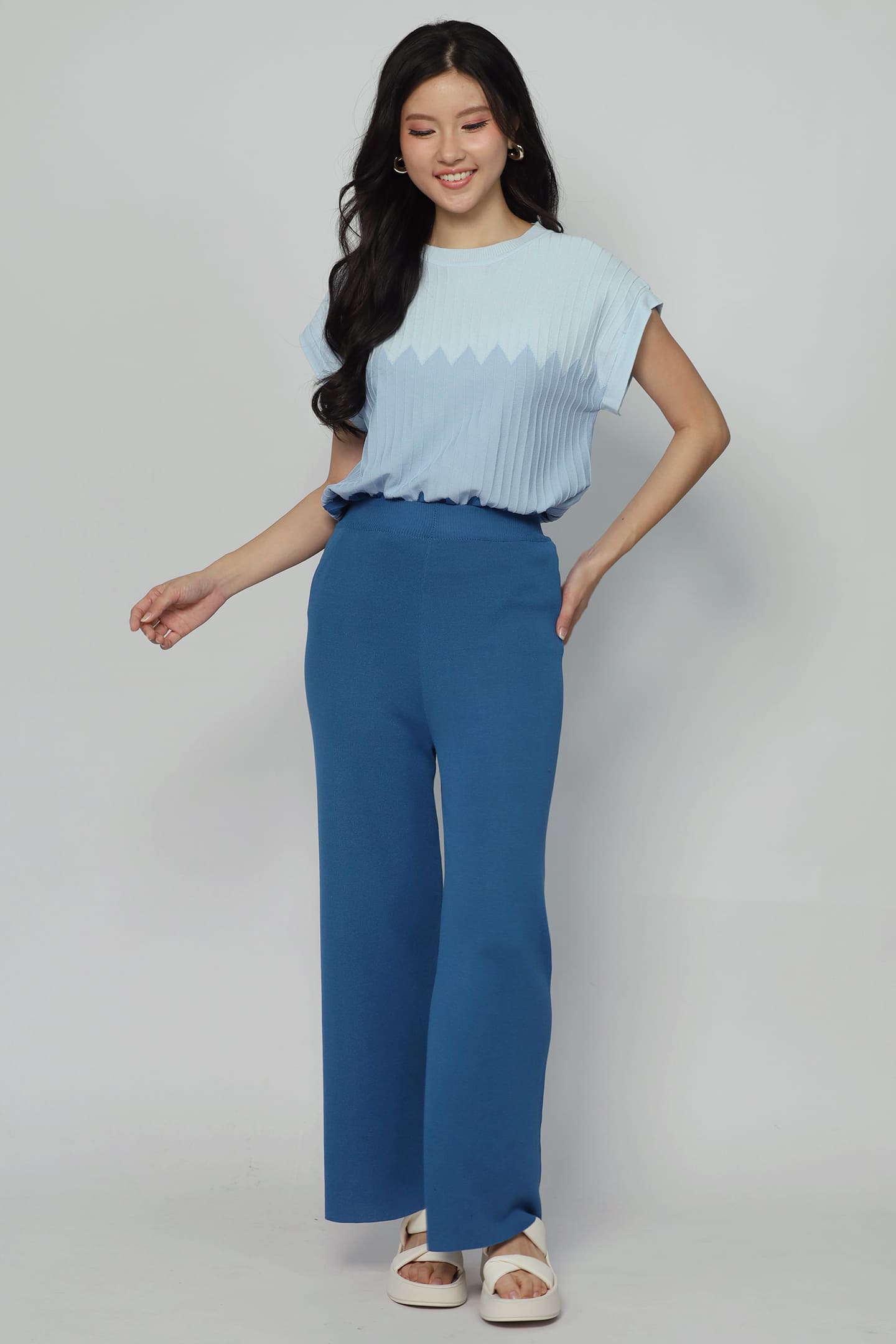 Backorders Julia Knit Gradient 2 in 1 Knit Top and Pants Set