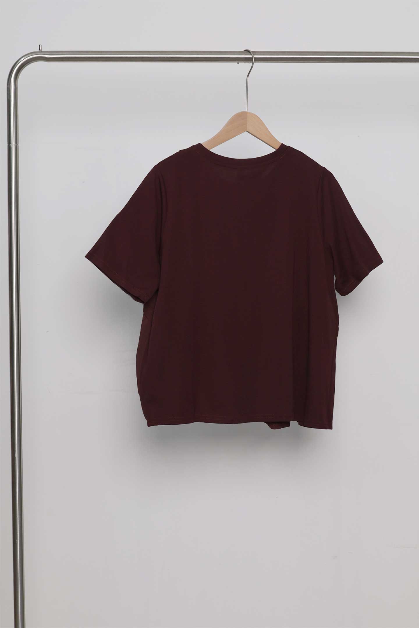 Backorders Easy By TE - Julie Top in Maroon