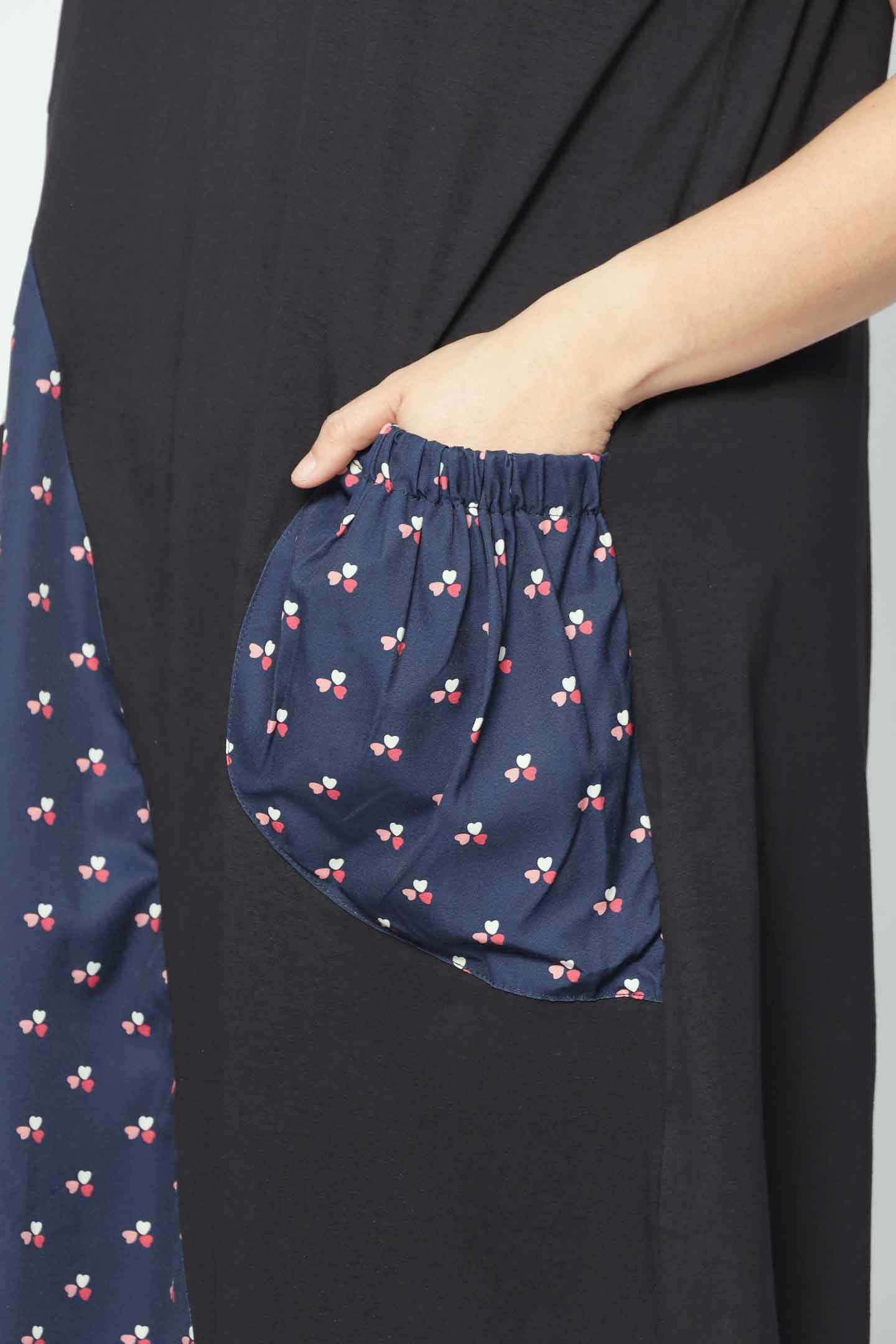 Juno Dress in Trio Heart