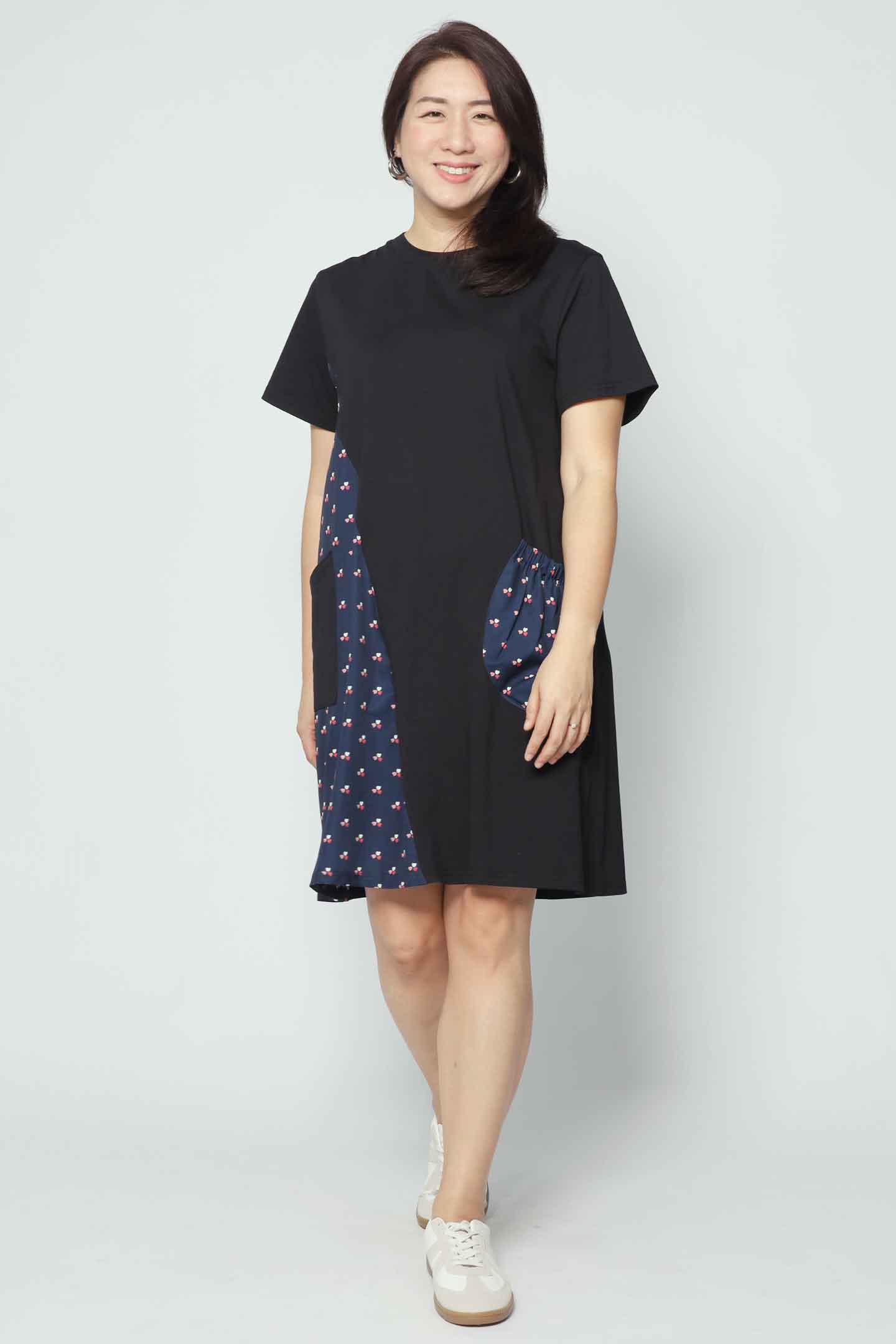 Juno Dress in Trio Heart