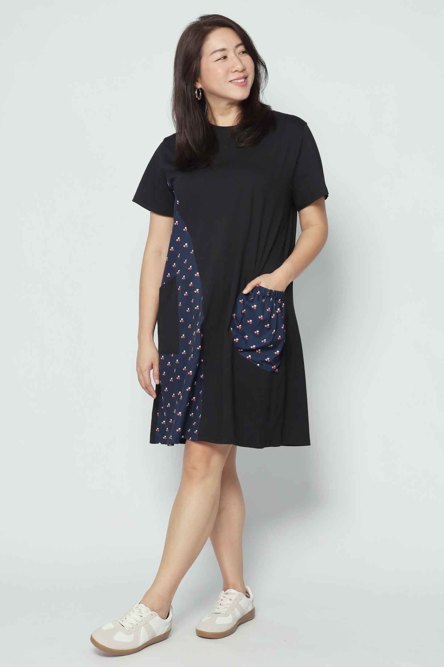 Juno Dress in Trio Heart