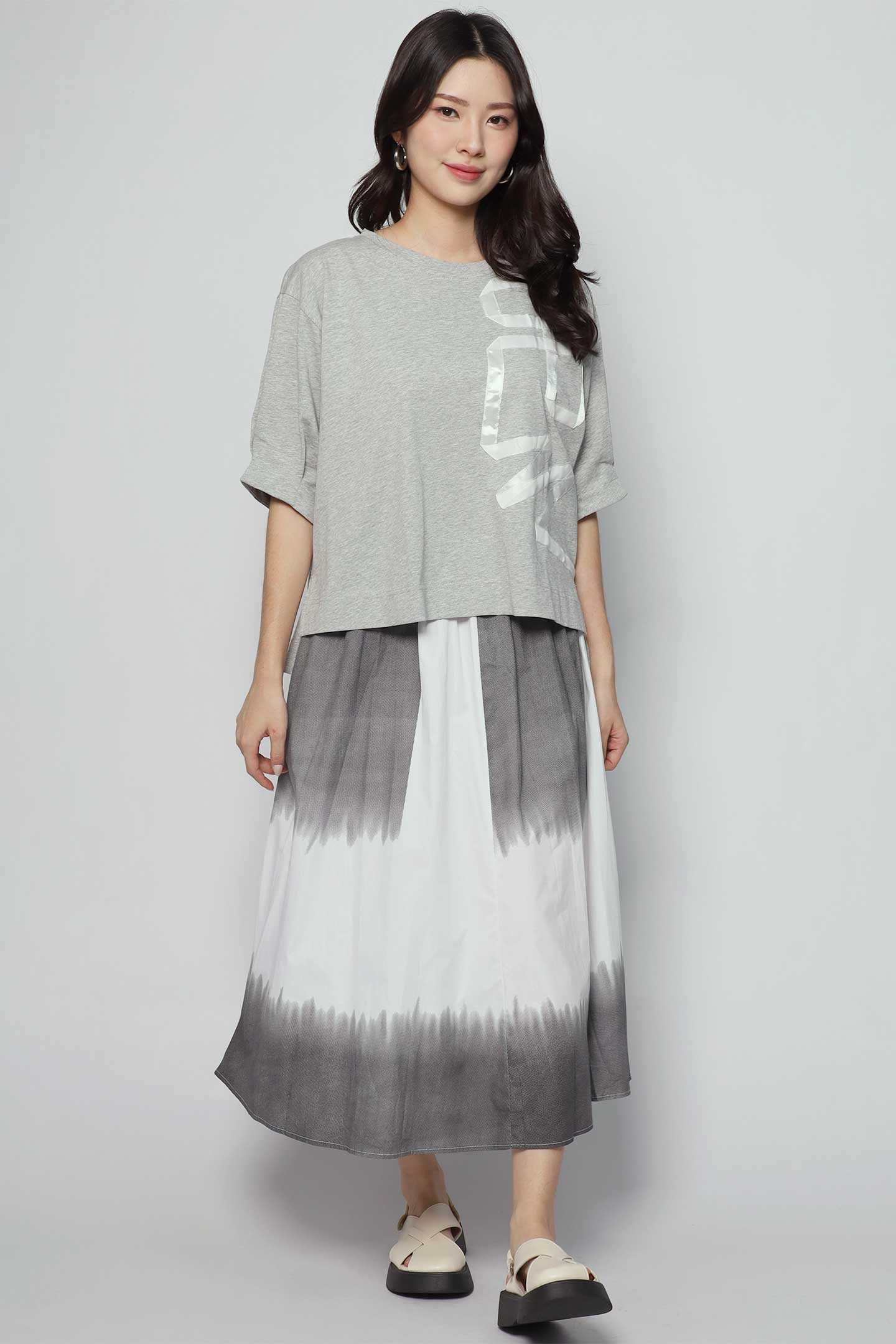 Backorders Kasa Top in Grey