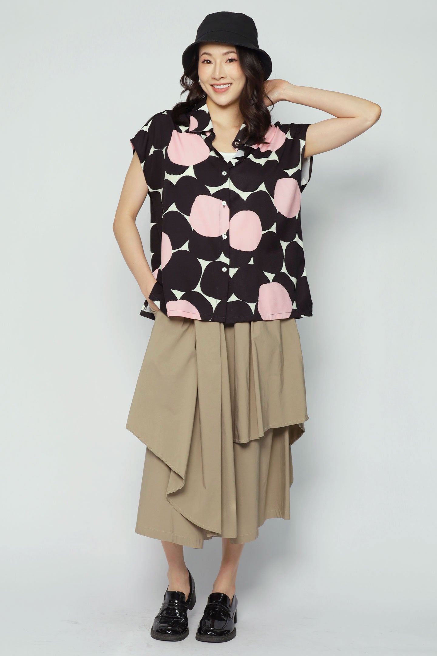Kaylee Top in Pink Clementine