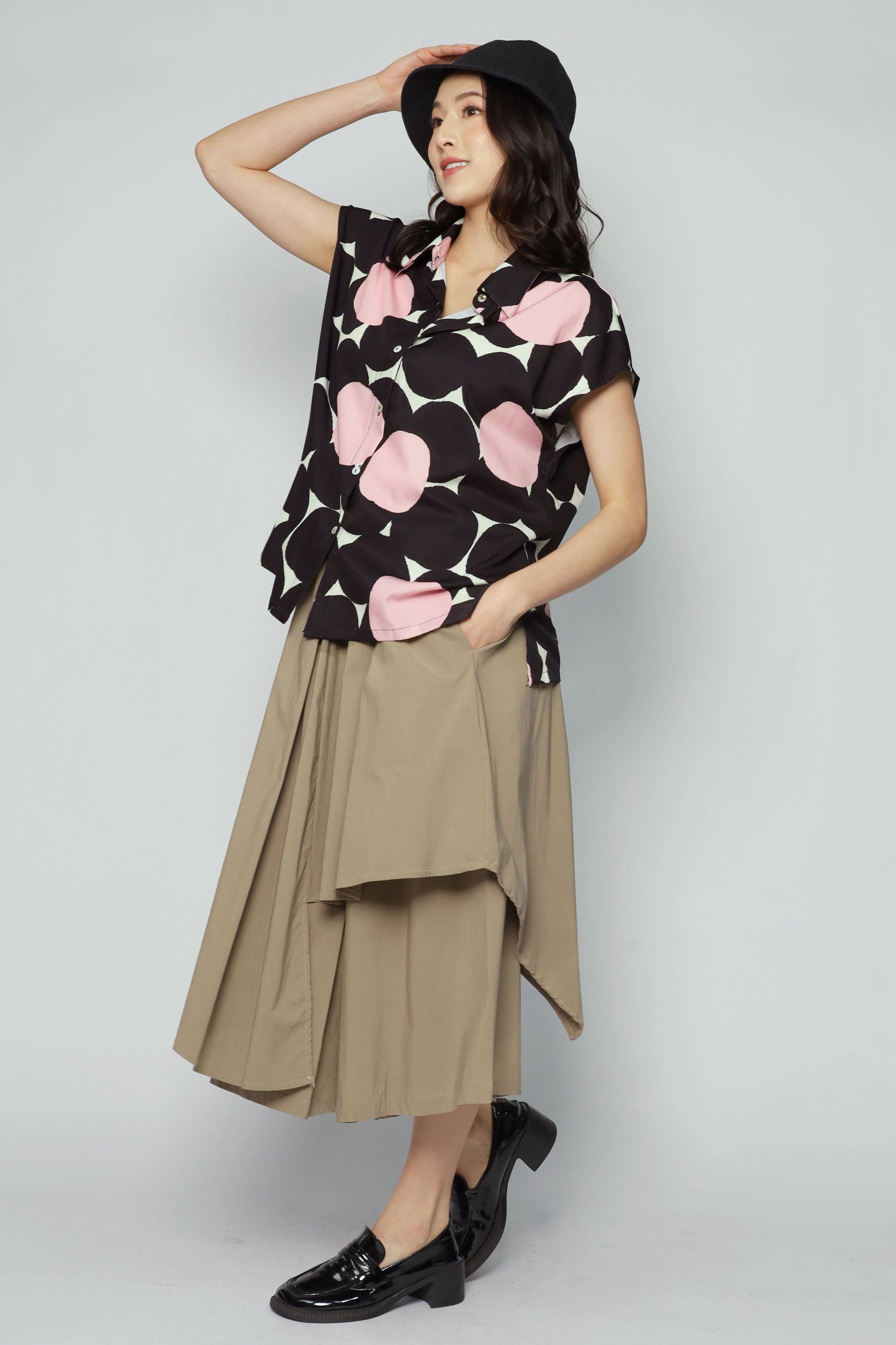 Kaylee Top in Pink Clementine