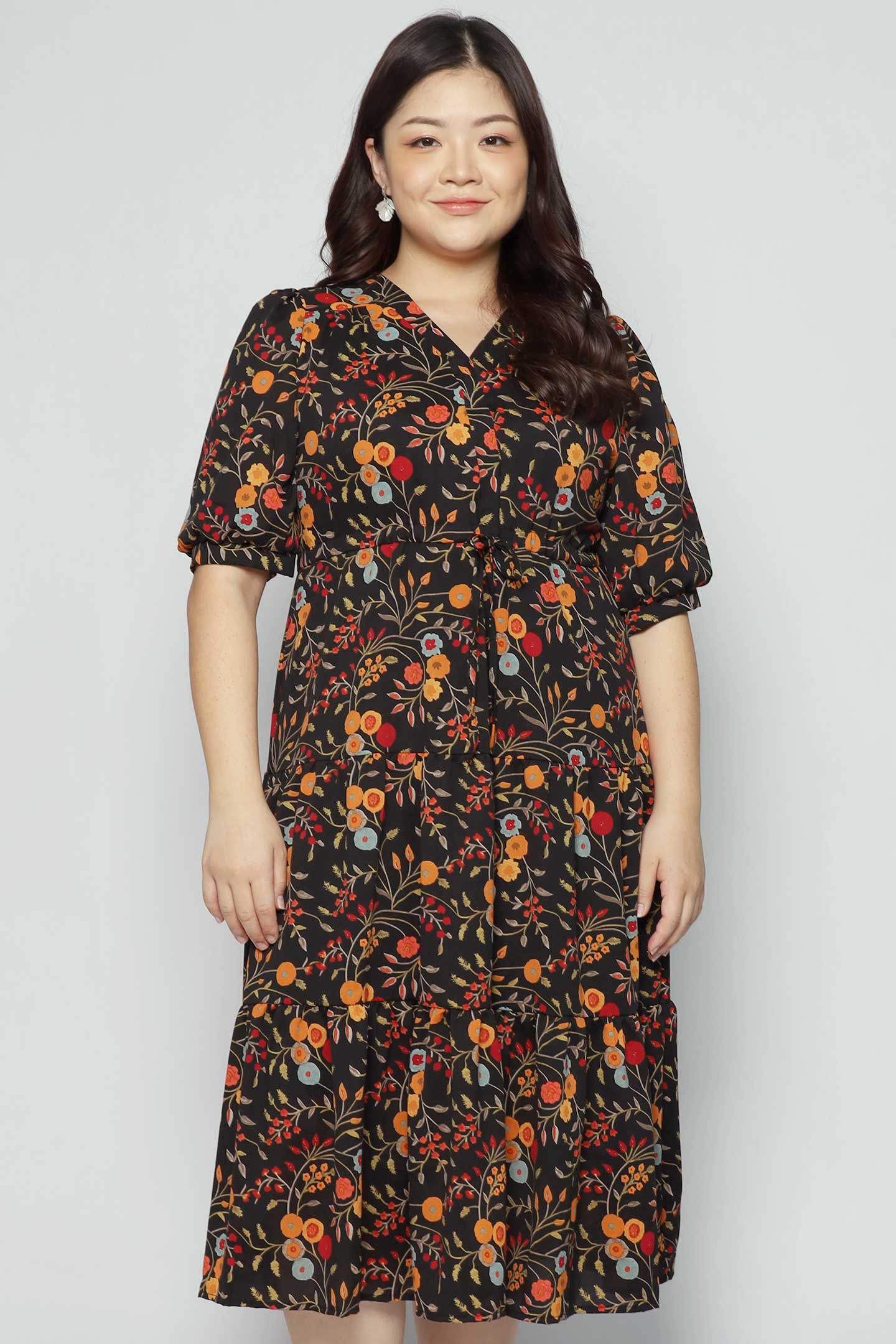 Keisha Dress in Oriental Bloom