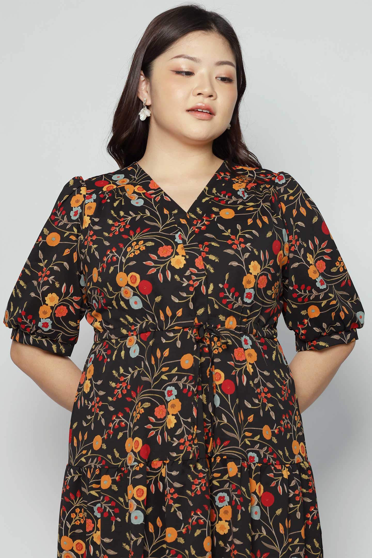 Keisha Dress in Oriental Bloom