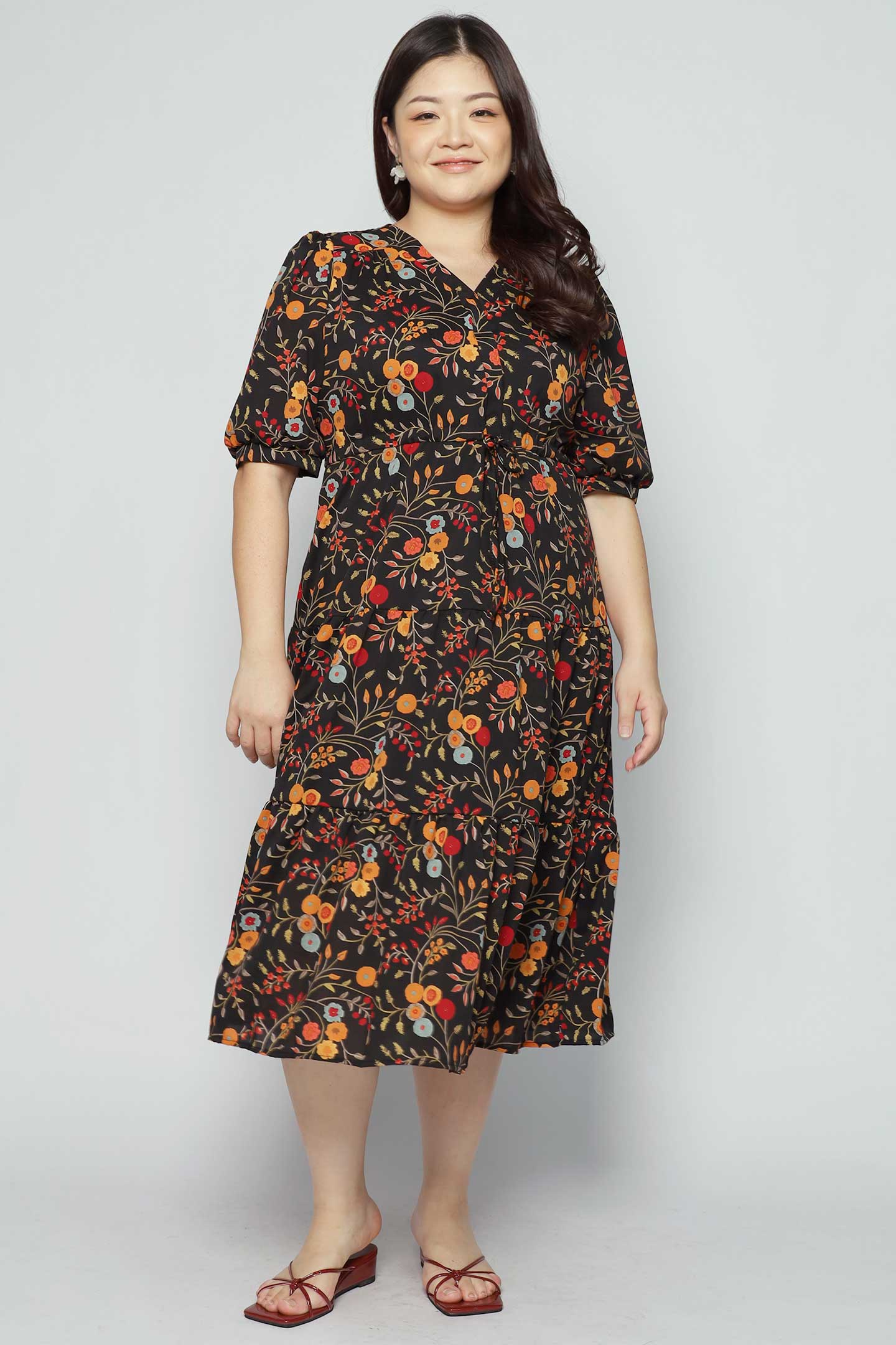 Keisha Dress in Oriental Bloom