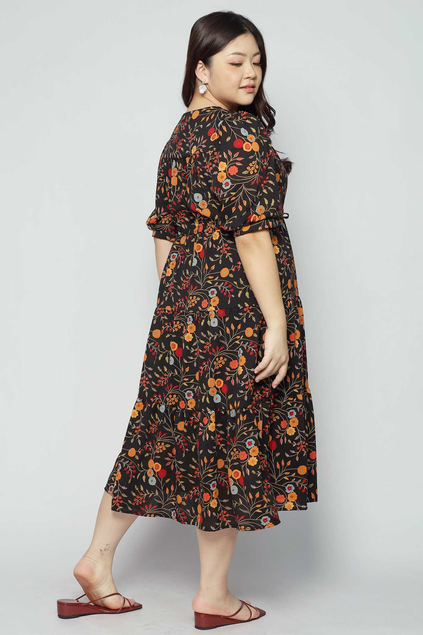 Keisha Dress in Oriental Bloom