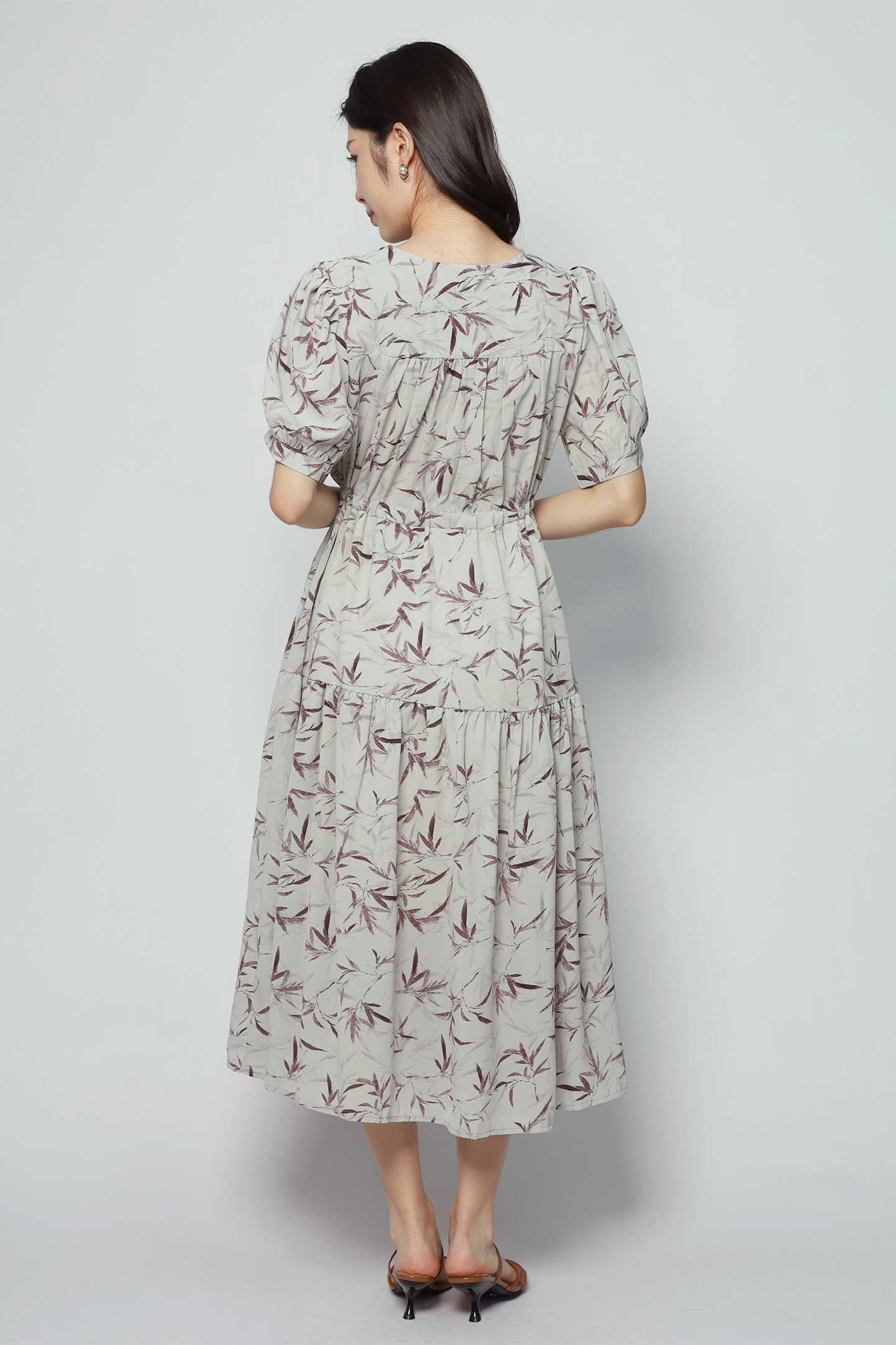 Keisha Dress in Purple Garden