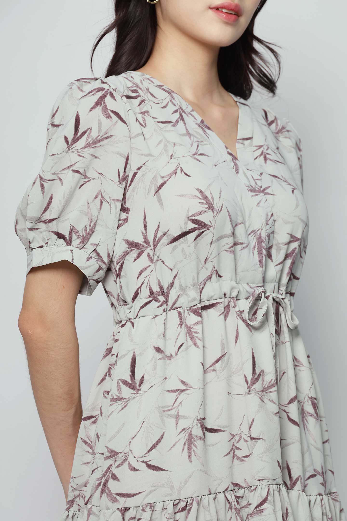 Keisha Dress in Purple Garden