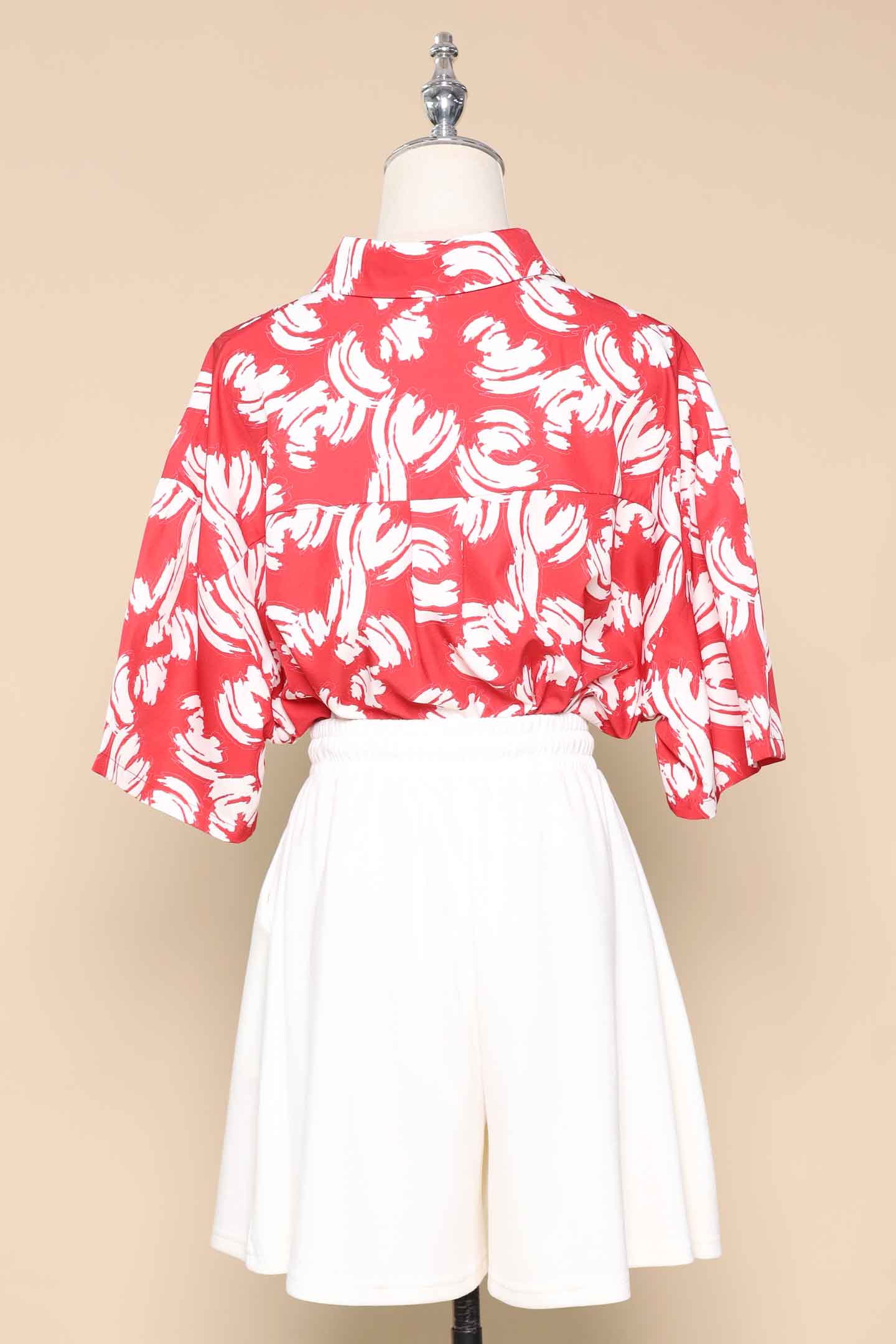 PO - Ken Shirt in Red Strokes