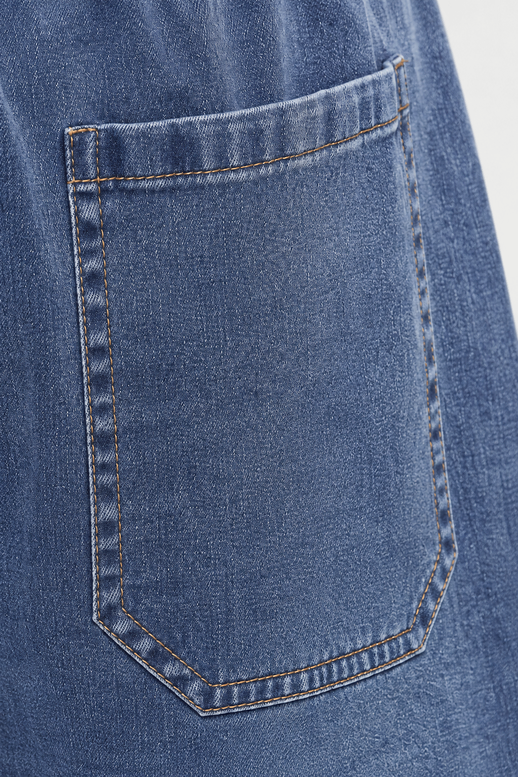 PO - Kenza Denim Shorts in Blue