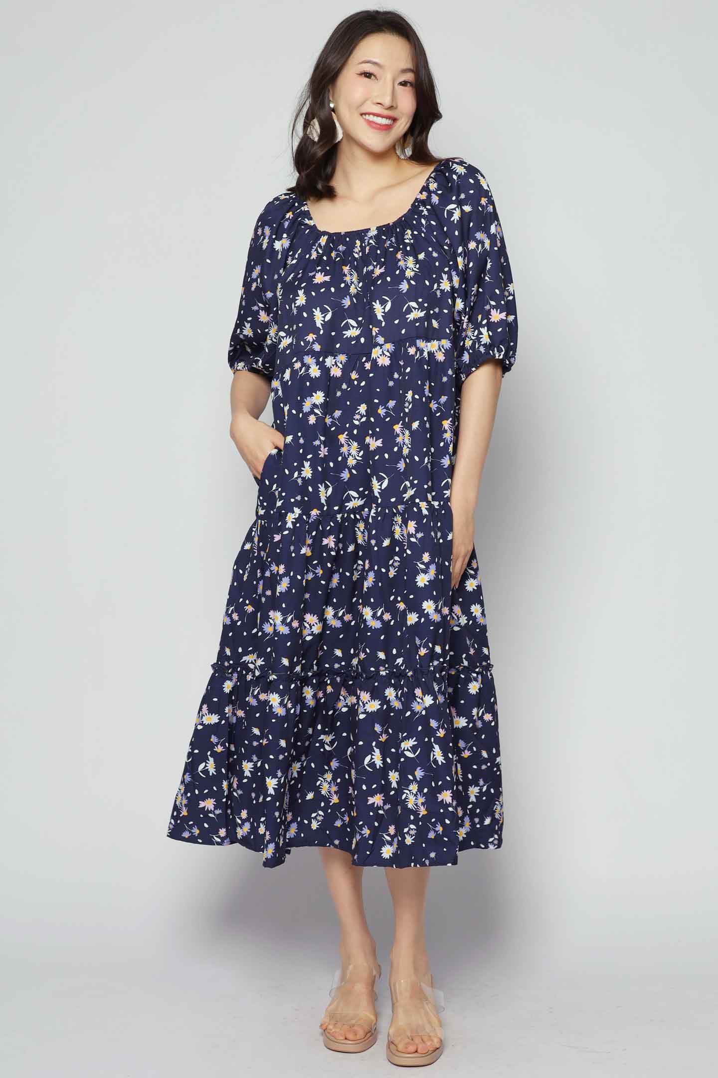 Kerra Dress in Stella Bloom