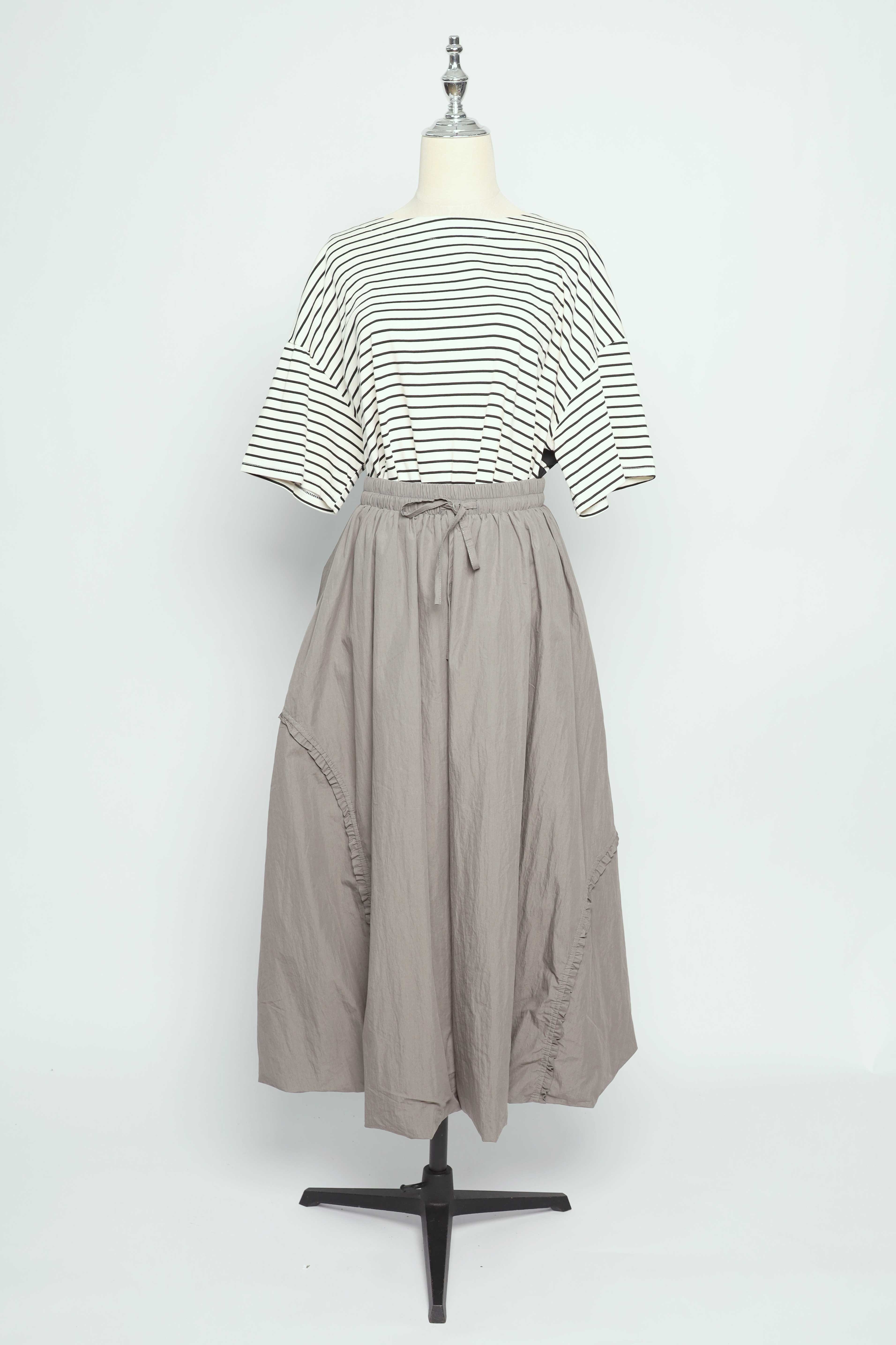 PO - Kimmy Bubble Skirt in Grey