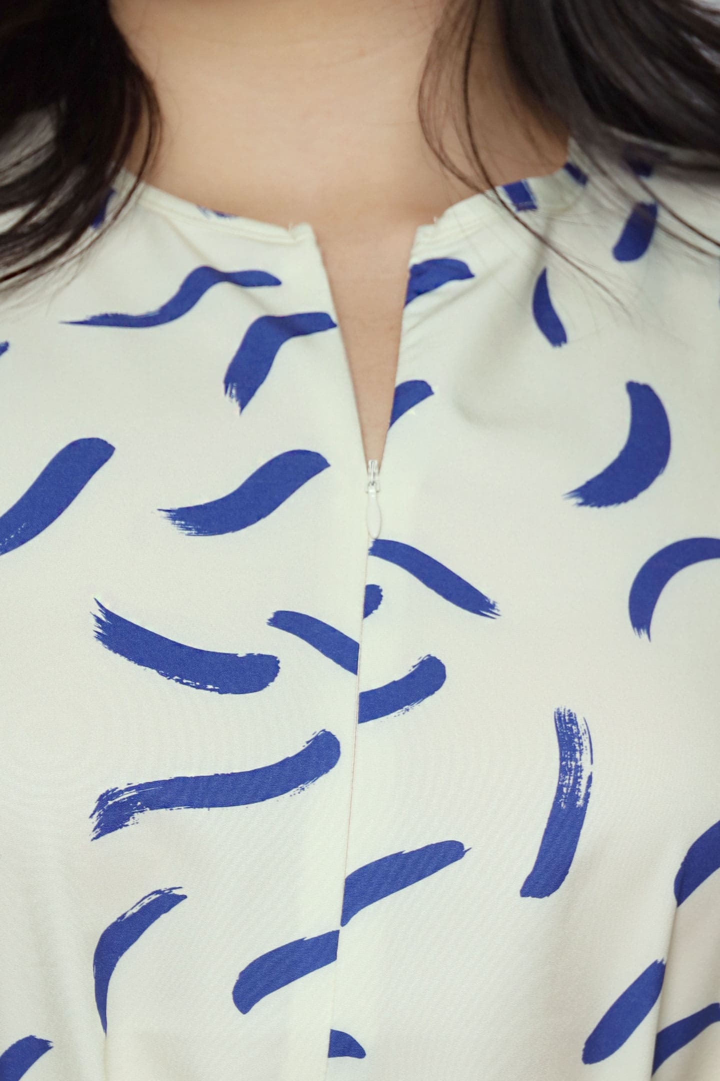 Komy Dress in Blue Dash