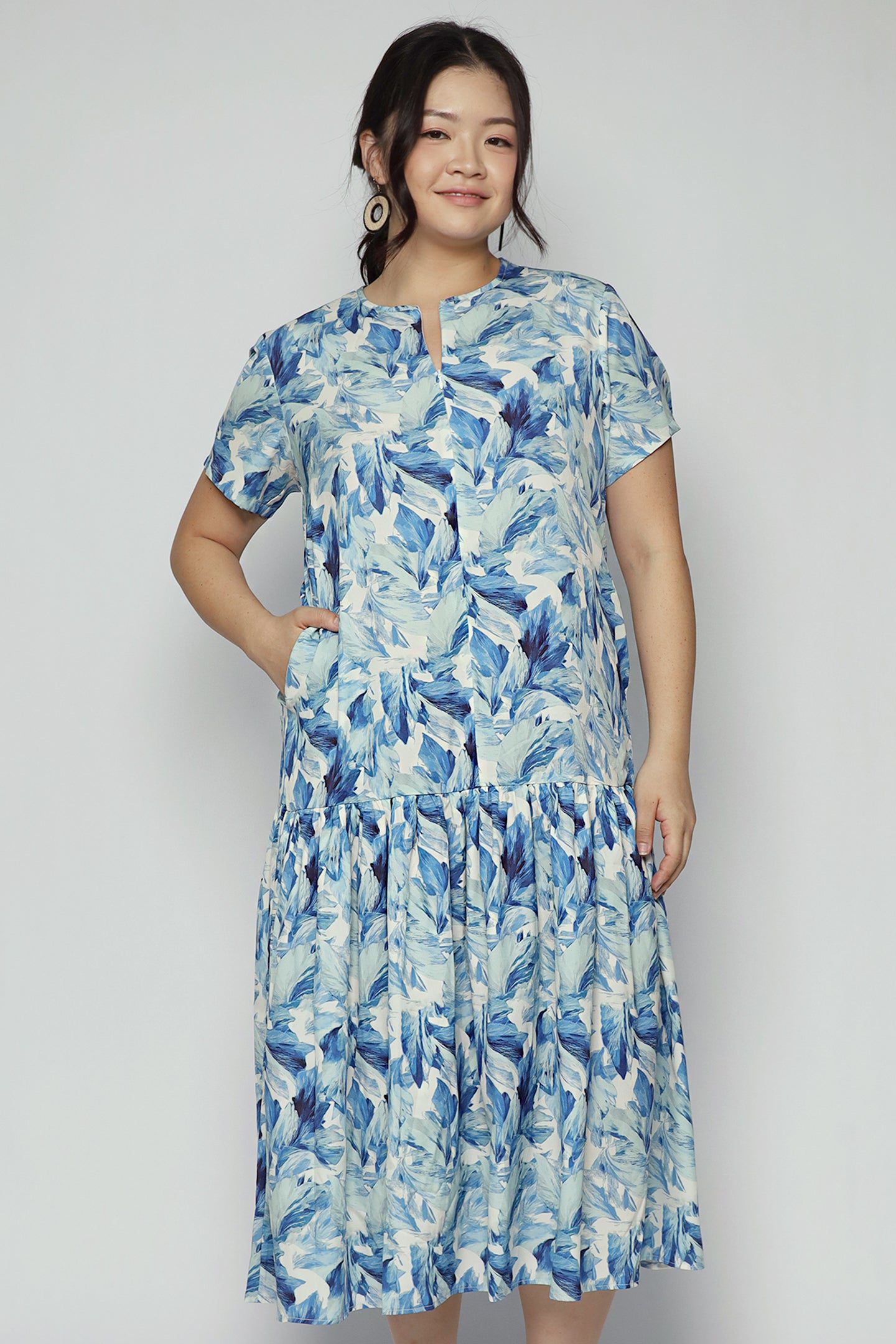 Komy Dress in Ocean Whisper