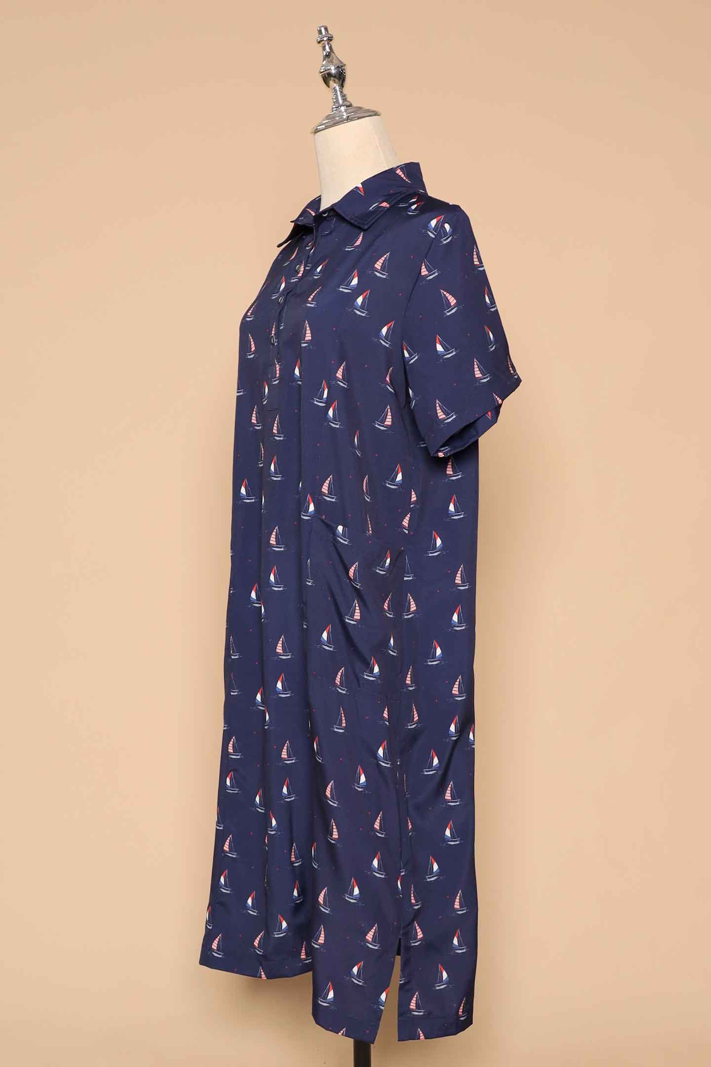 PO - Kona Dress in Sailboat