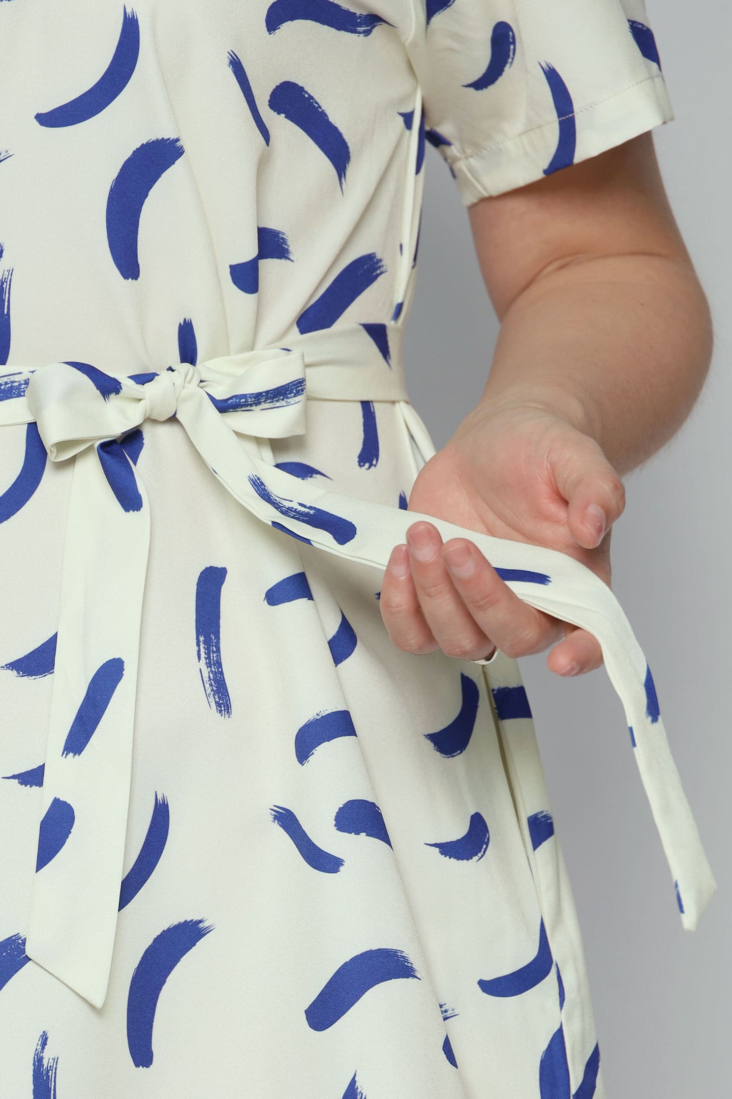 Kuroshiro Playsuit in Blue Dash
