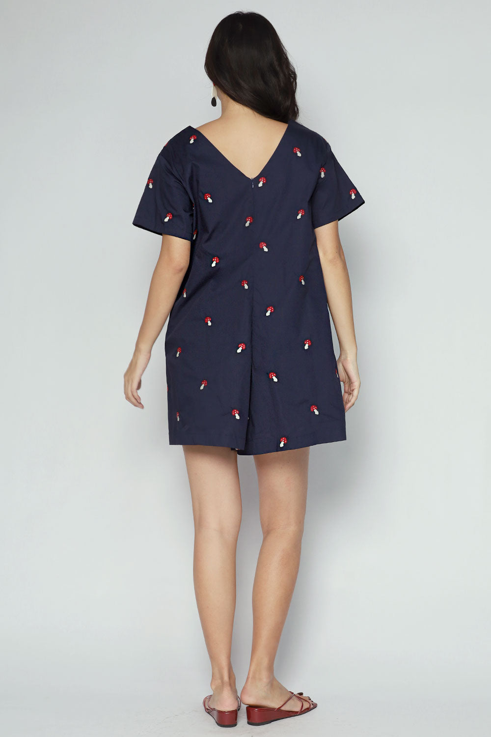Kuroshiro Playsuit in Mochi Mushroom