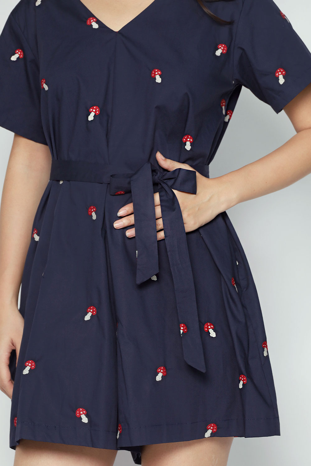 Kuroshiro Playsuit in Mochi Mushroom