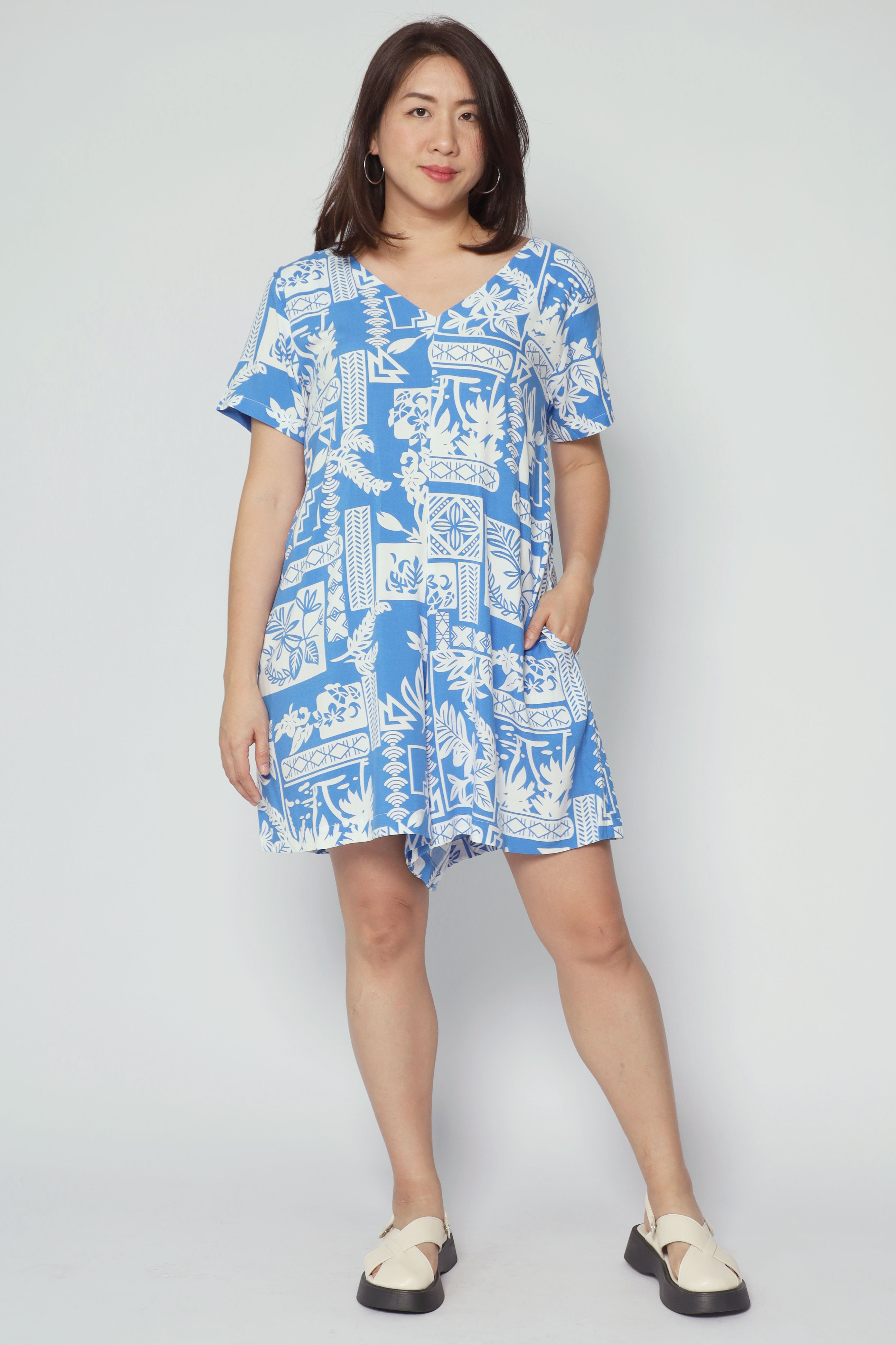 Kuroshiro Playsuit in Tiki Bloom