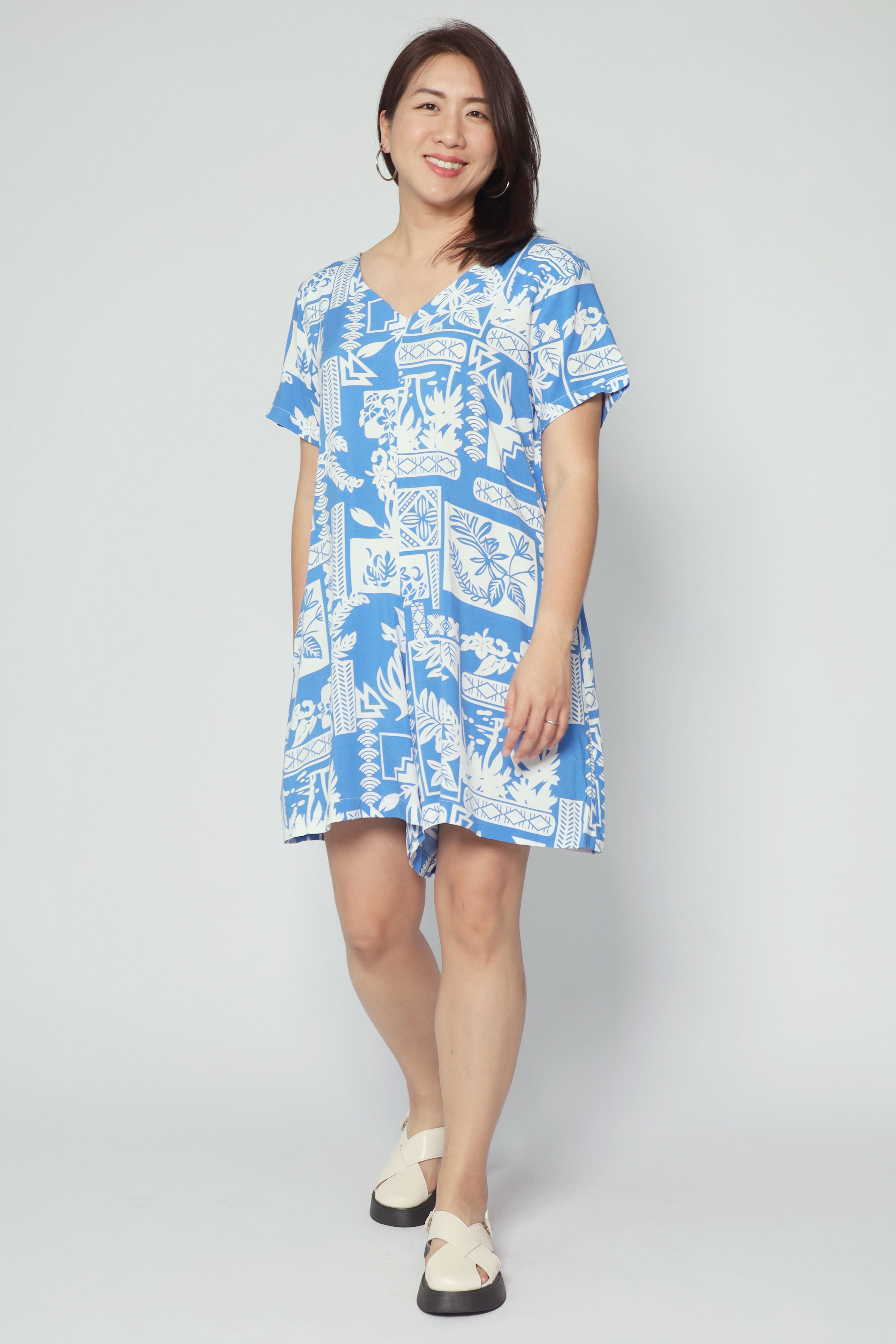 Kuroshiro Playsuit in Tiki Bloom