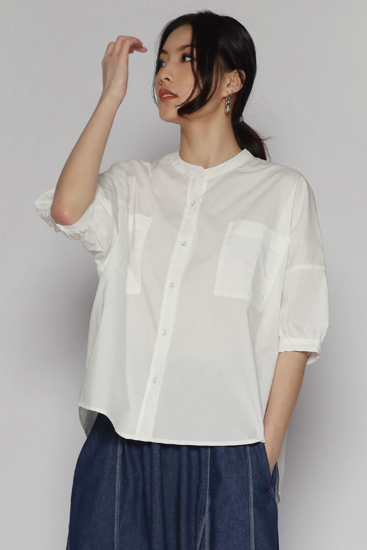 Kizhi Top in White