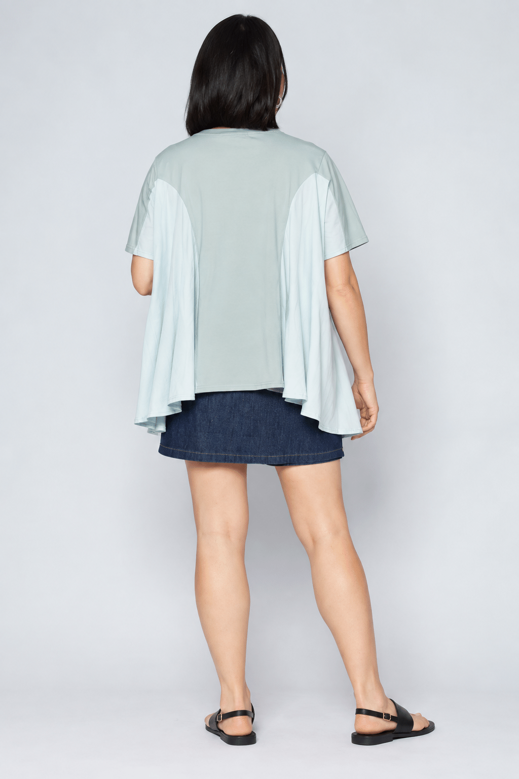 Kwang Fishtail Top in Blue